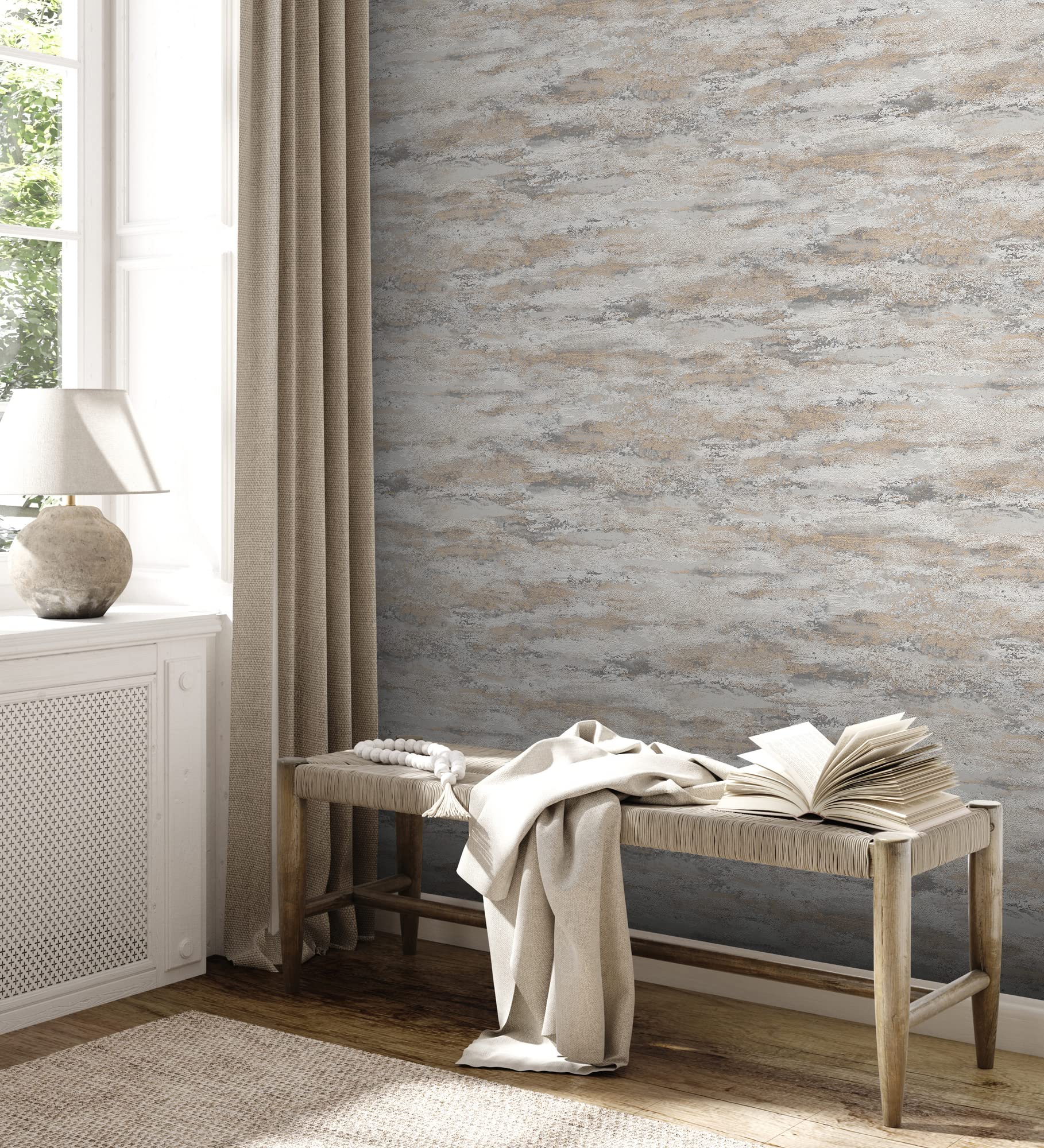 a-s-cr-ation-terra-390415-vliestapete-creme-putzoptik image 6