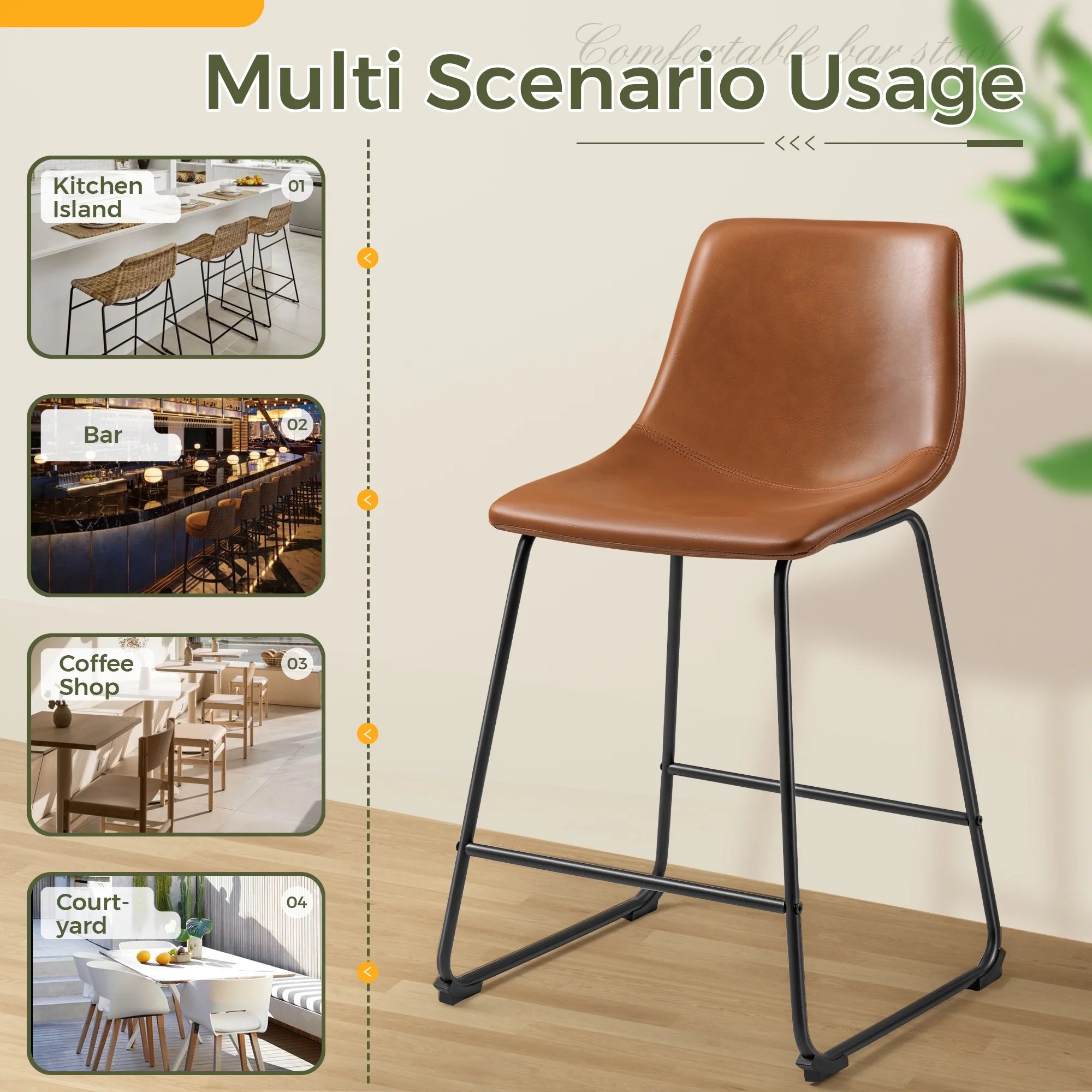 homall-bar-stool-barhocker-2er-set-schwarz-mit-lehne-2 image 6