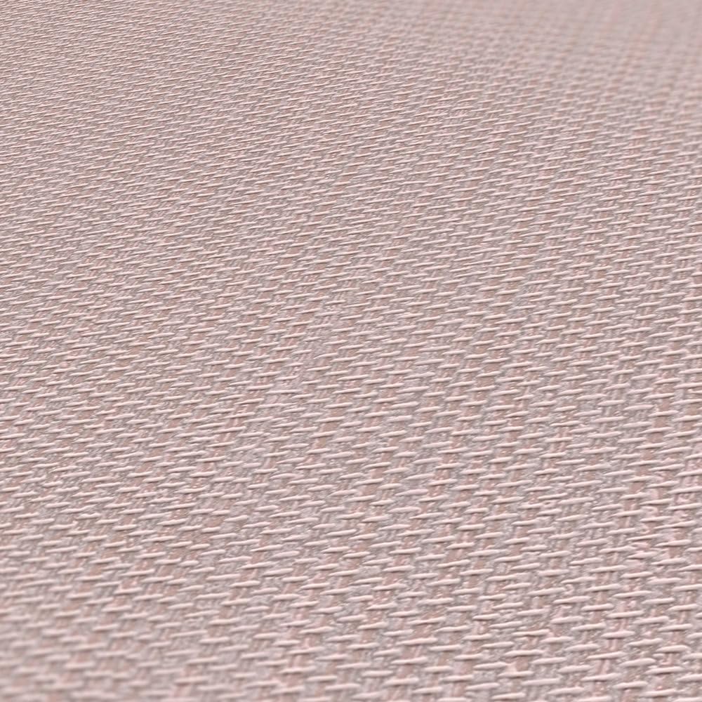 a-s-cr-ation-vliestapete-uni-rosa-silber-textiloptik-395528 image 3
