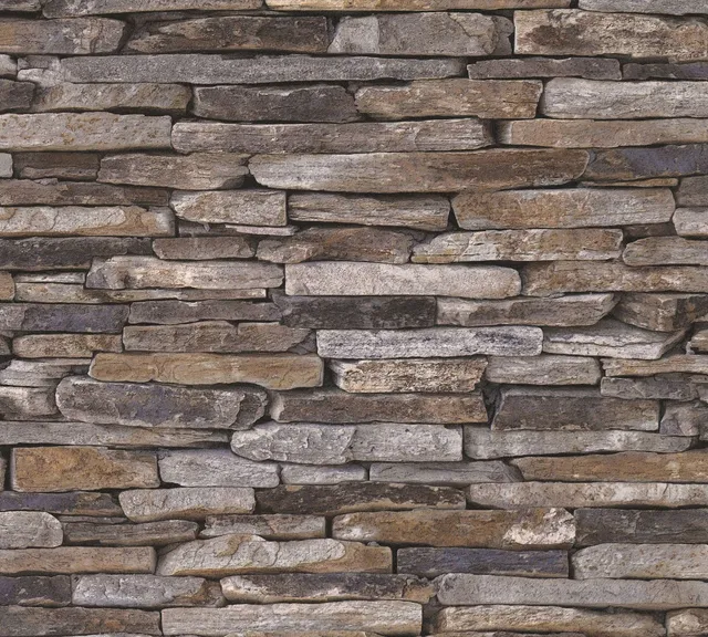 a-s-cr-ation-wood-n-stone-914217-vliestapete-braun-stein image 1