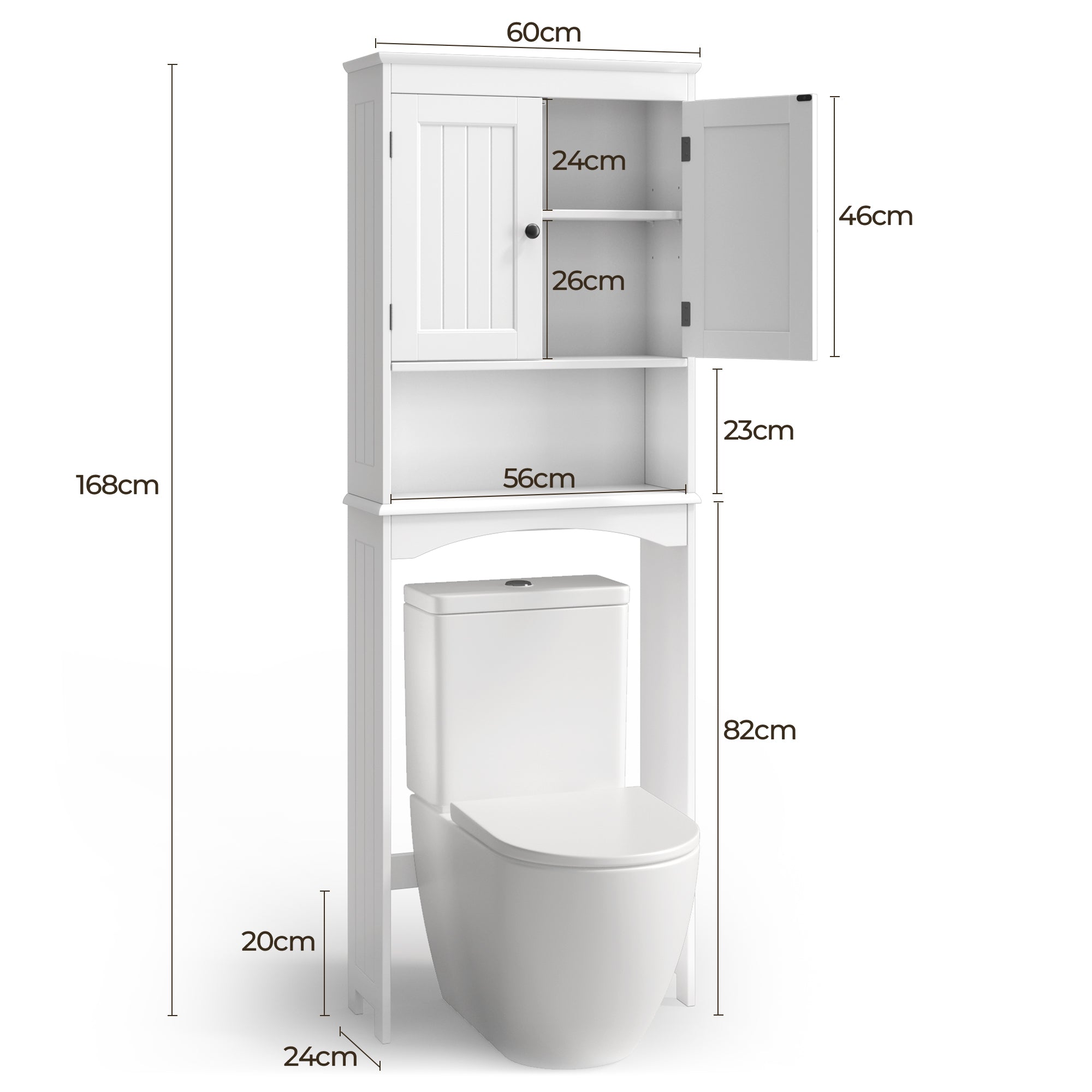 bealife-ap12-badezimmerschrank-wei-60x23x167-cm image 3