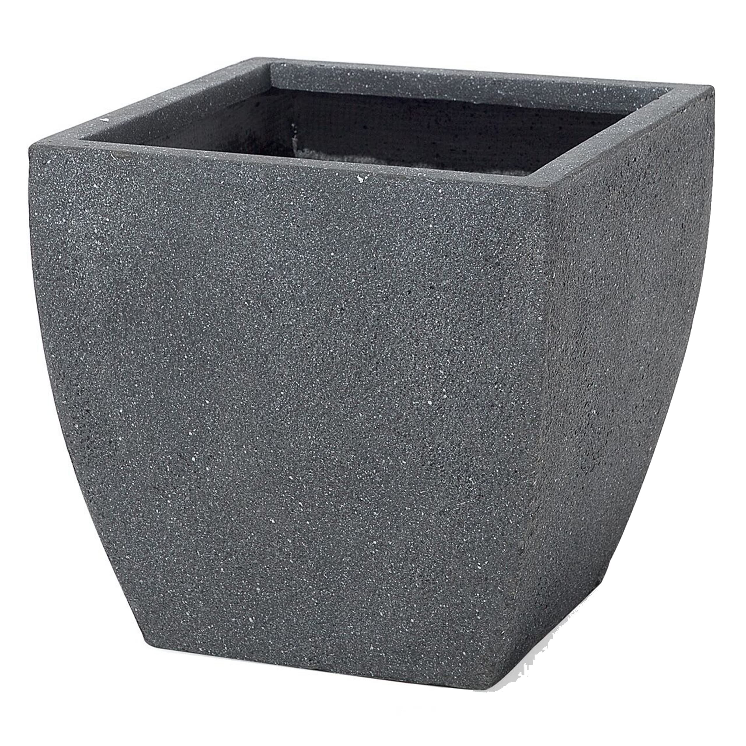 beliani-oricos-bertopf-39x39x38-cm-dunkelgrau-tonfaser image 3
