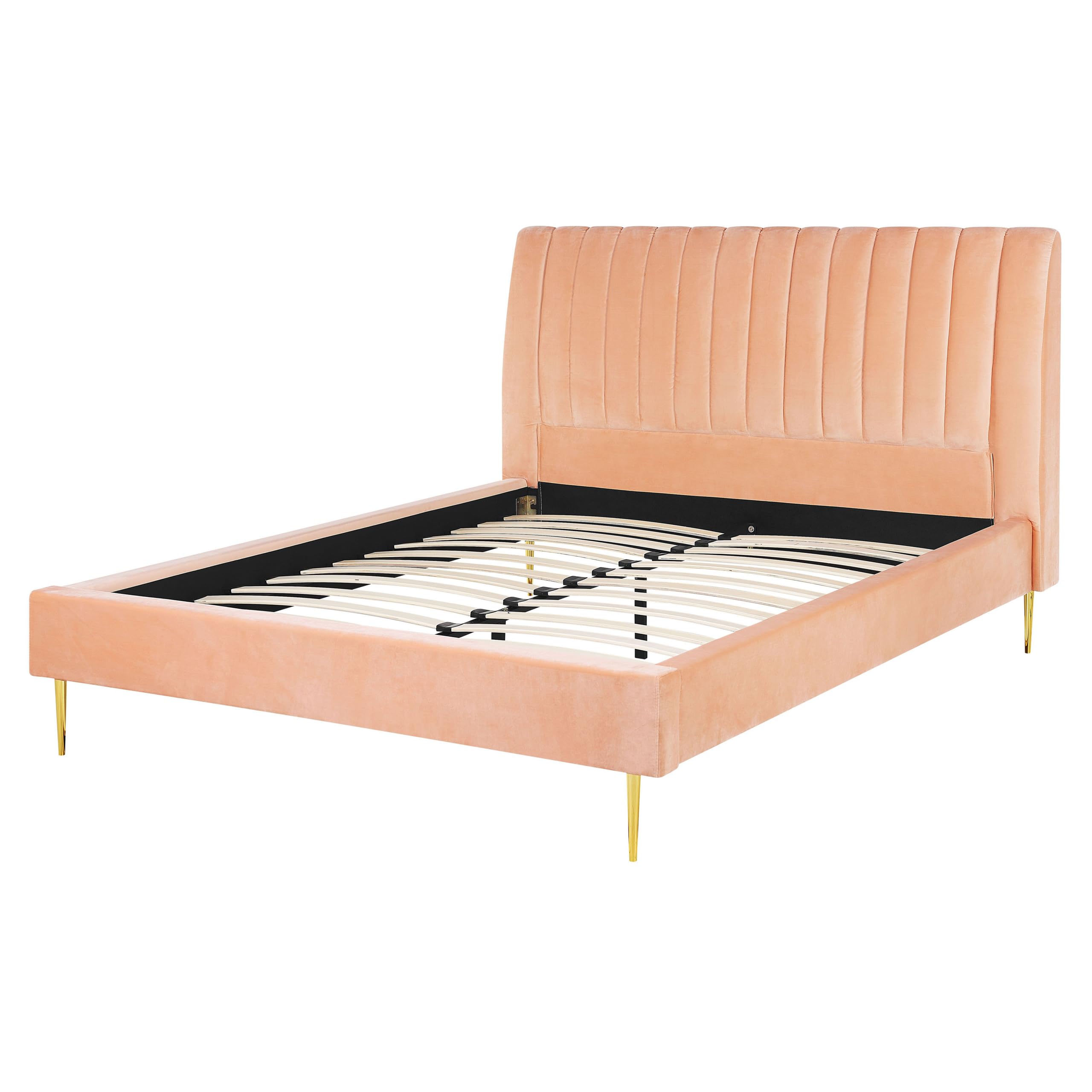 beliani-marville-doppelbett-samt-pfirsichrosa-160x200-cm image 4