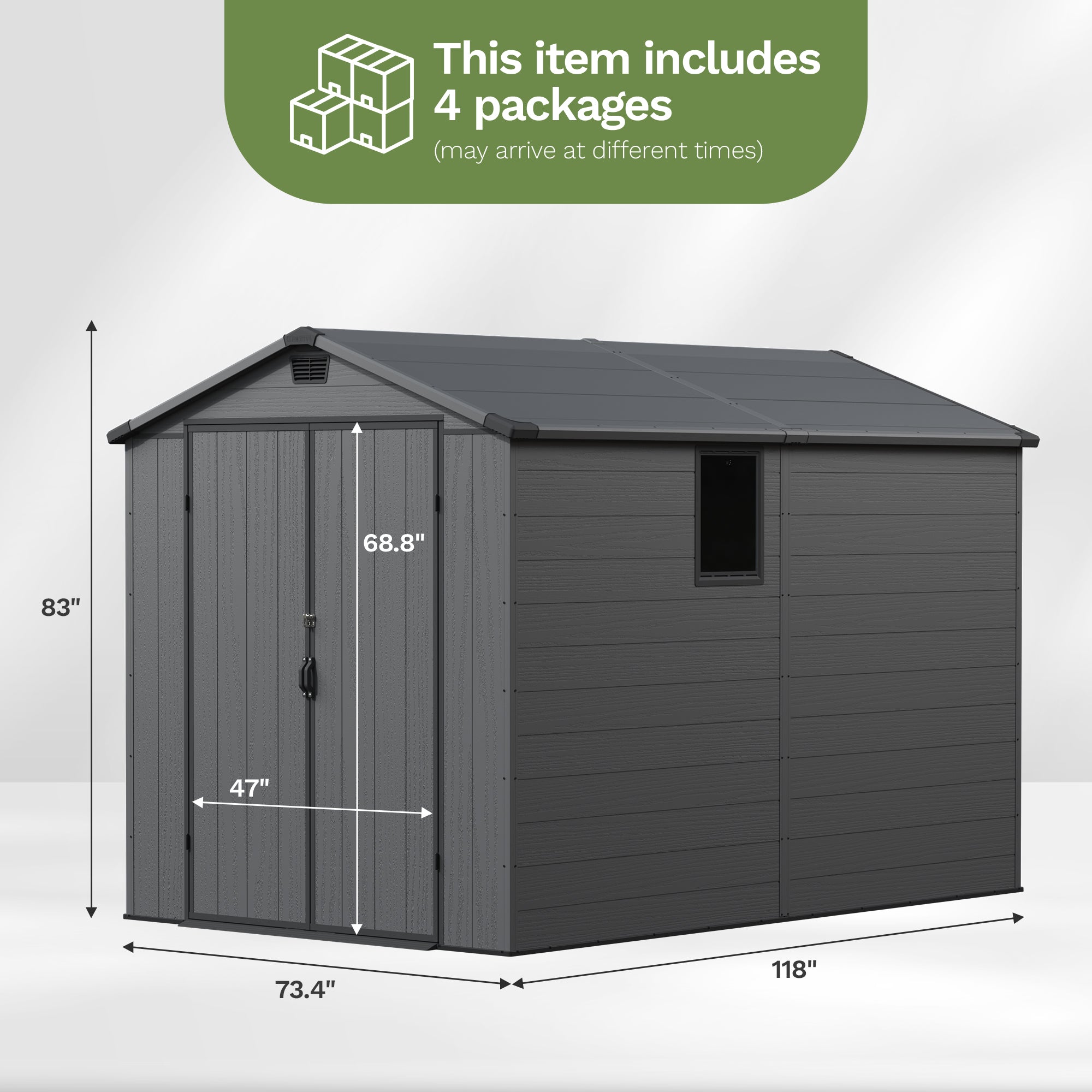 homall-metal-shed-6x10ft-ger-tehaus-dunkelgrau-holzoptik image 2