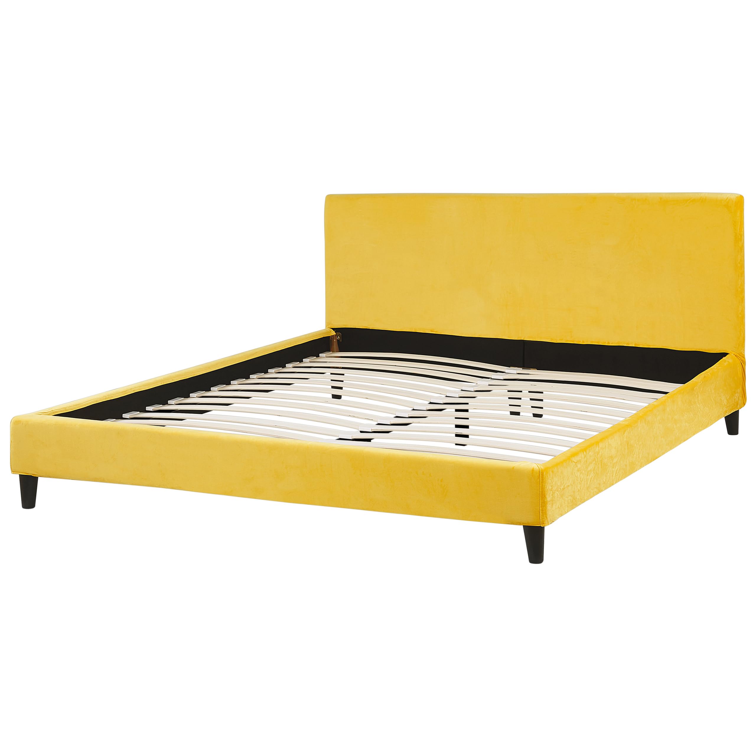 beliani-fitou-doppelbett-180x200-samt-gelb-abnehmbar image 4