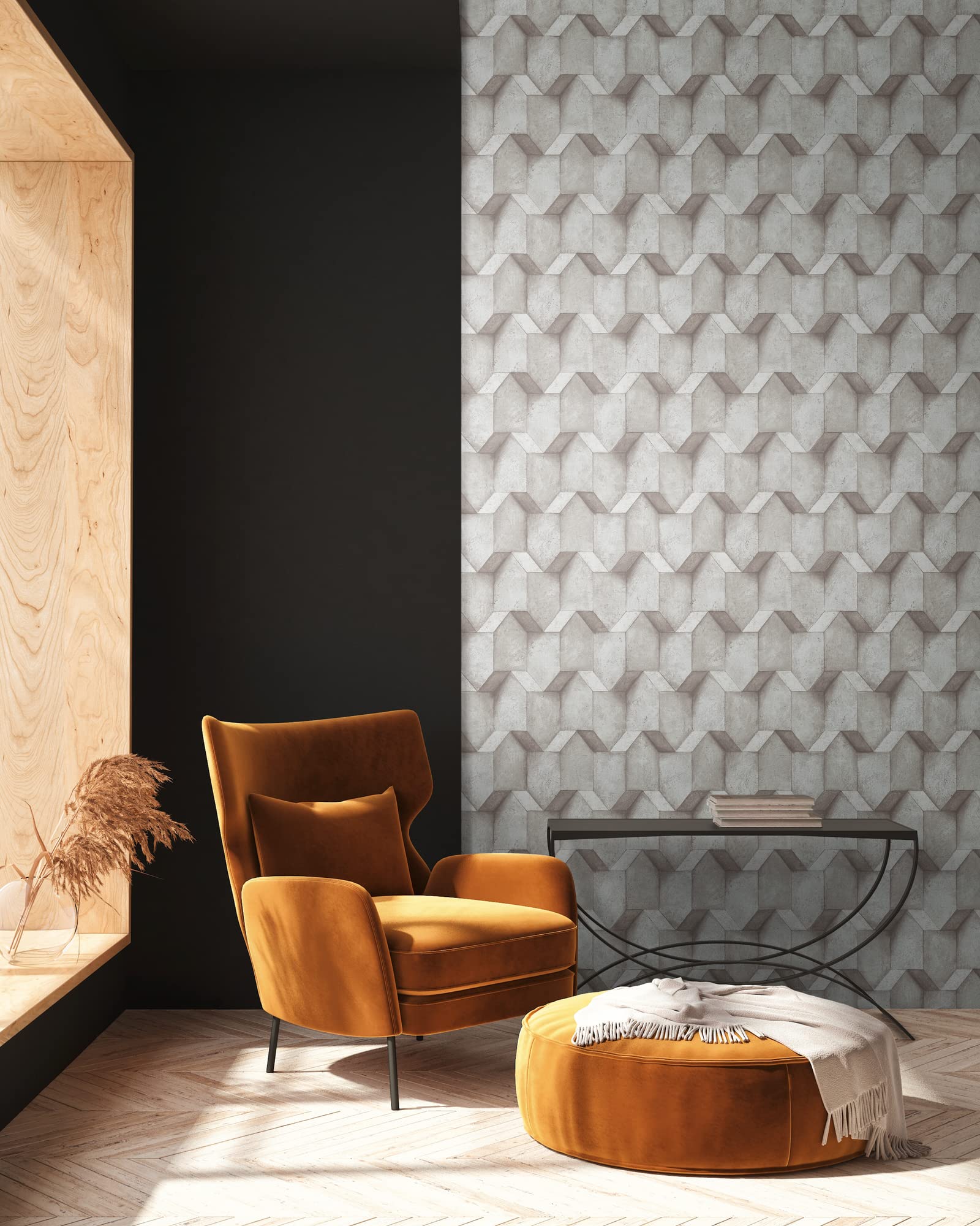a-s-cr-ation-the-bos-vliestapete-388273-grau-silber-3d image 3