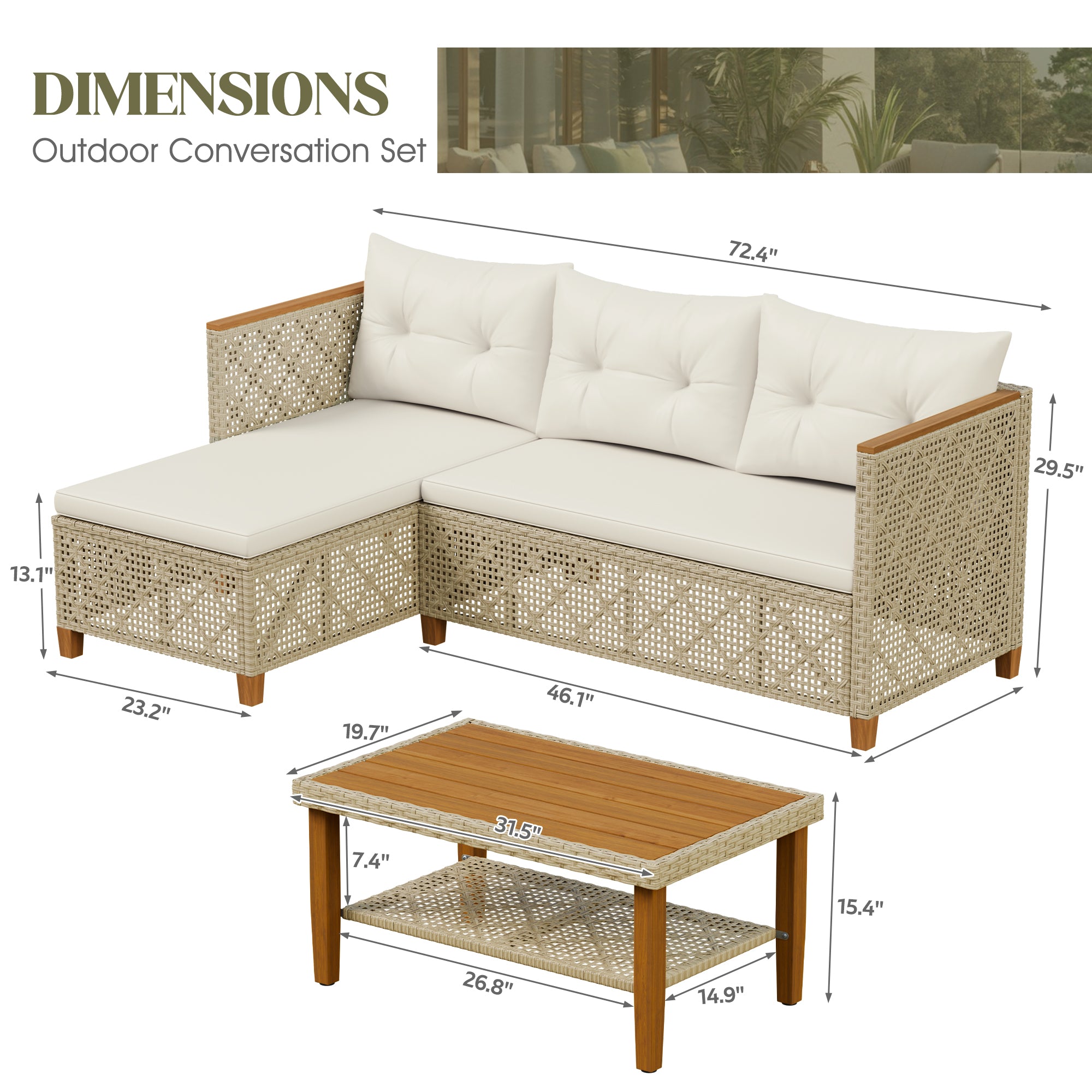 homall-patio-furniture-loungeset-3tlg-beige-rattan-l-form image 6