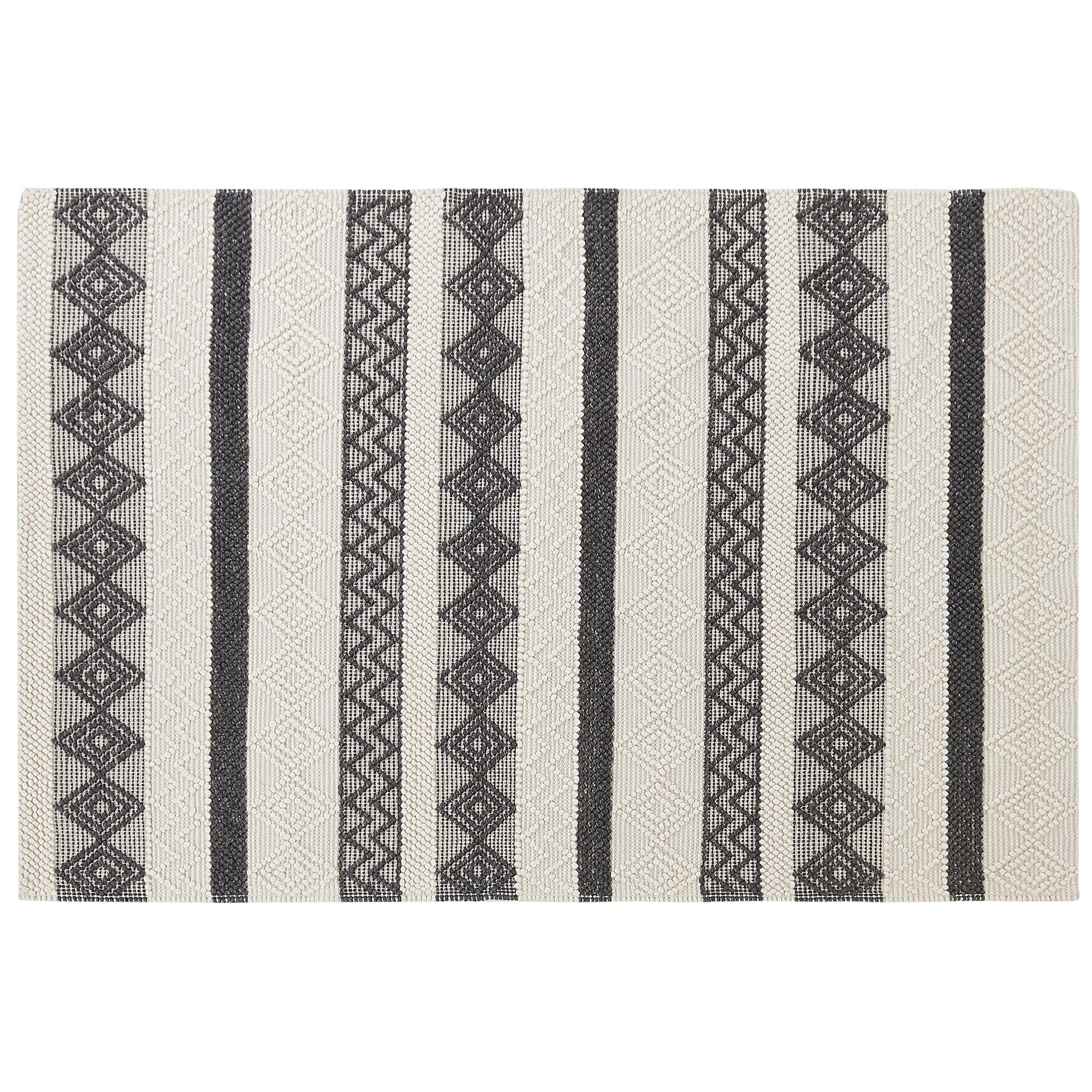 beliani-davutlar-teppich-wolle-beige-grau-160-x-230-cm image 4