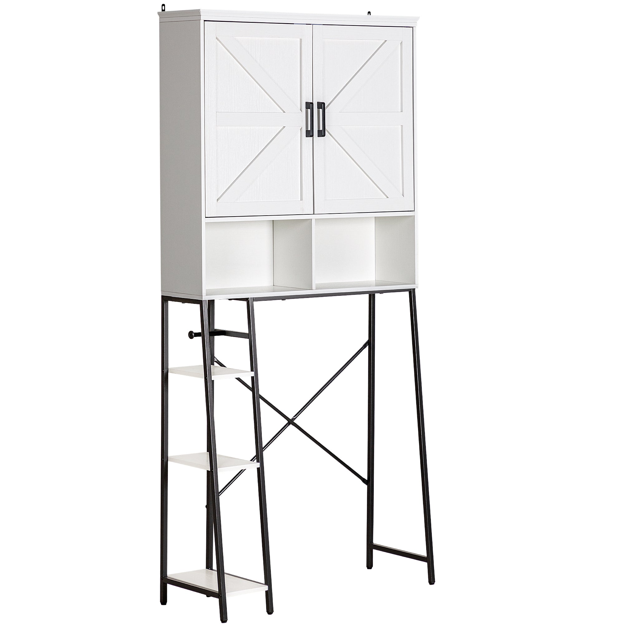 homall-ber-wc-schrank-badregal-wei-freistehend image 1