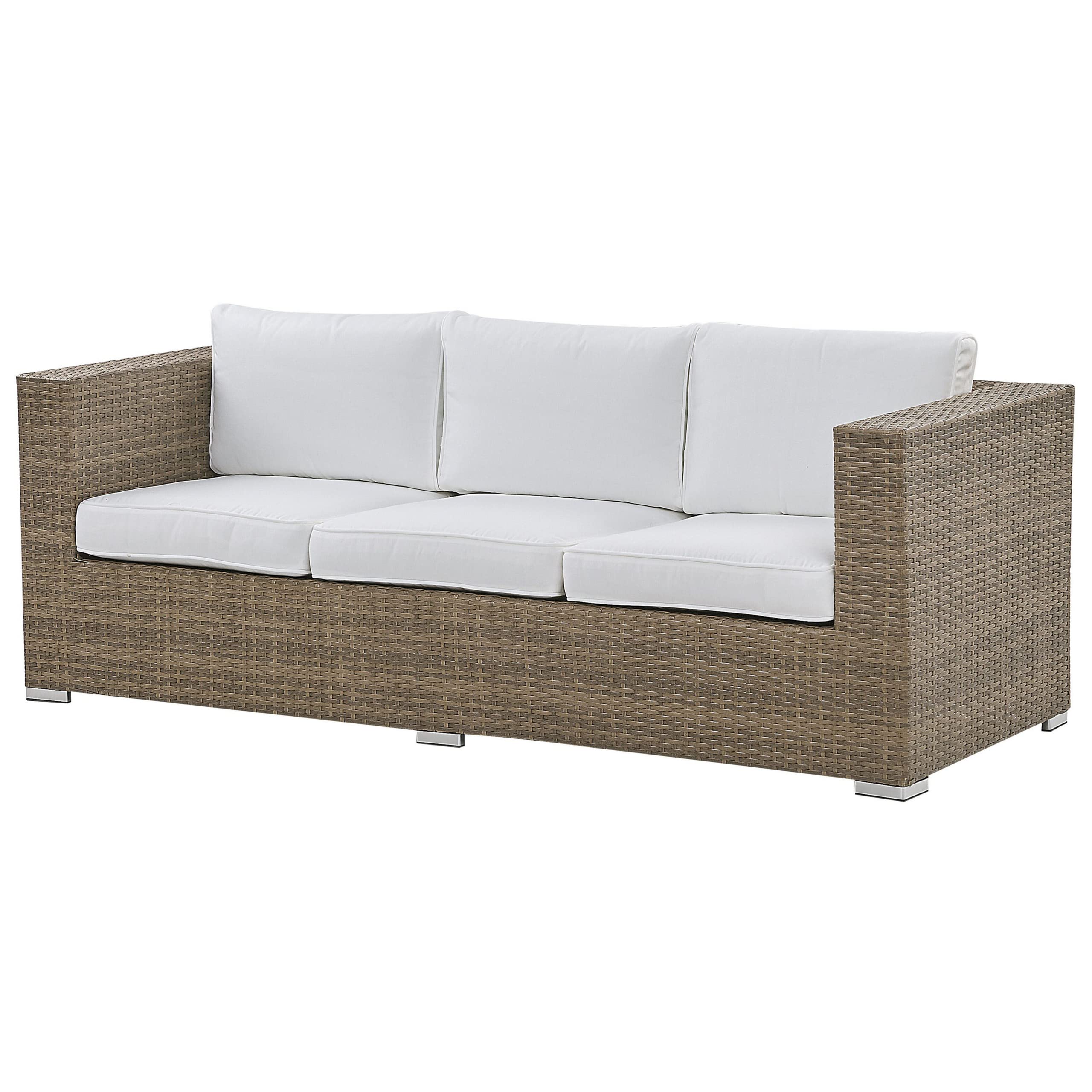 beliani-belluno-loungeset-rattan-braun-wei-5-personen image 7