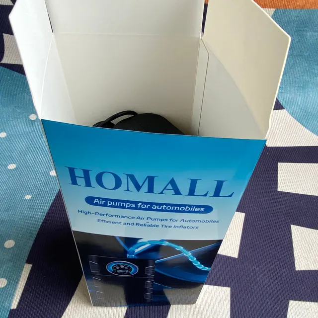 homall-luftpumpe-akku-schwarz-f-r-auto-fahrrad image 1