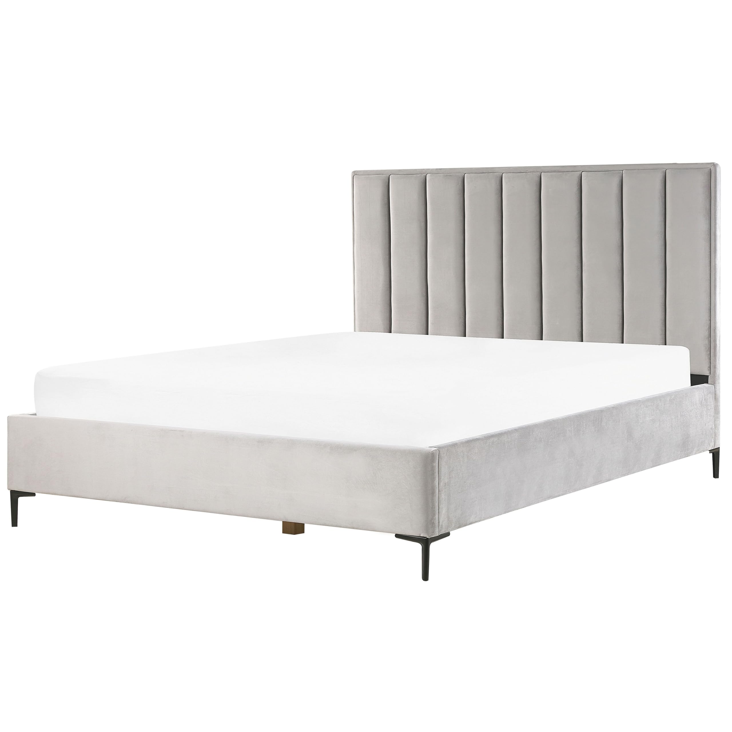 beliani-sezanne-polsterbett-samt-180x200-grau-mit-bettkasten image 4