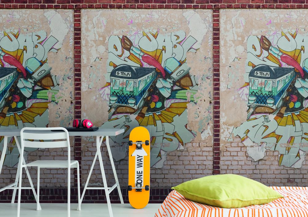 a-s-cr-ation-fototapeten-graffiti-backstein-fototapete-beige-2-80x1-59-m image 3