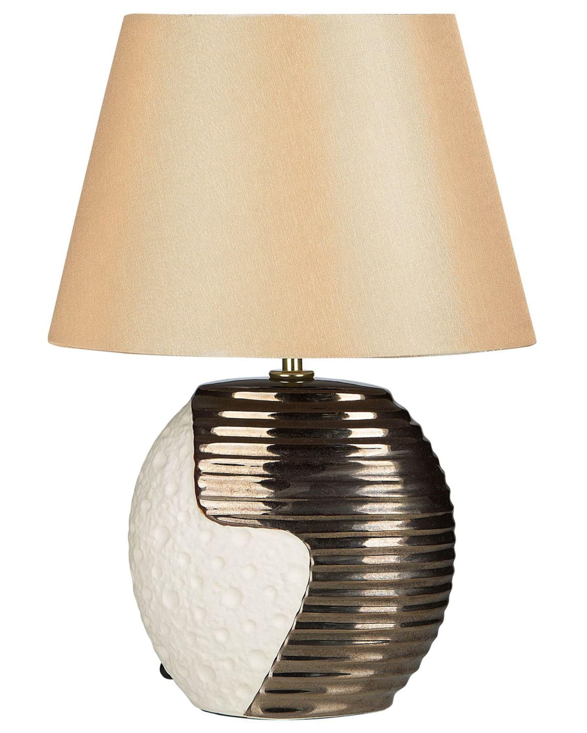beliani-esla-tischlampe-beige-porzellan-messing-e27 image 1