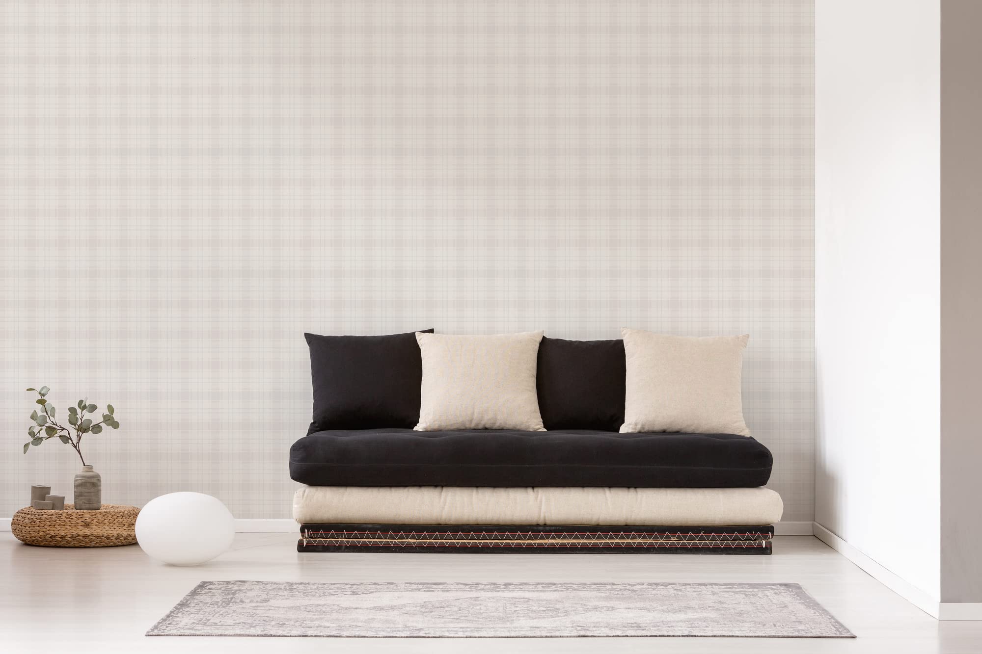 a-s-cr-ation-maison-charme-390723-karo-vliestapete-creme image 3