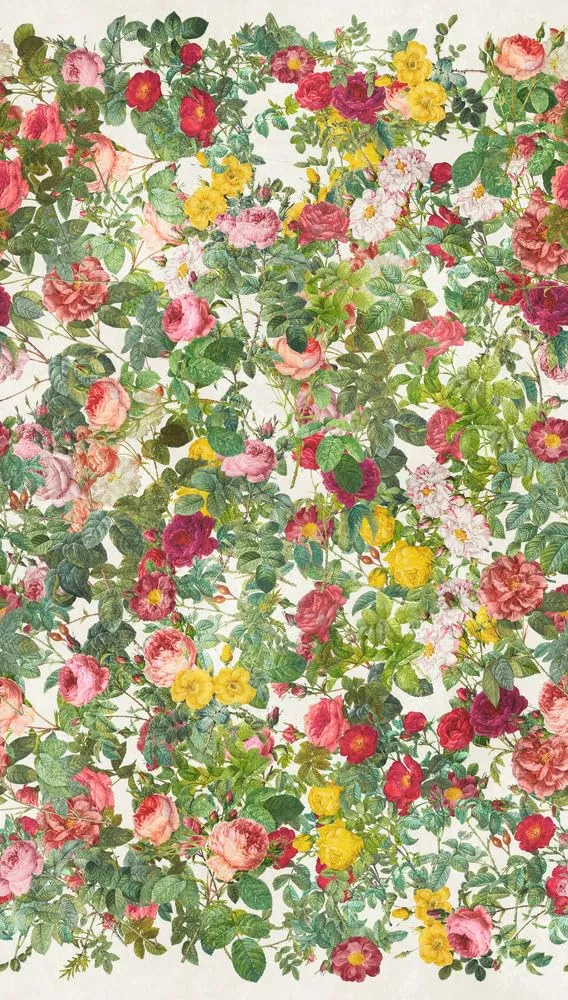 a-s-cr-ation-fototapeten-398641-fototapete-blumen-gr-n-rosa-1-59x2-8m image 1