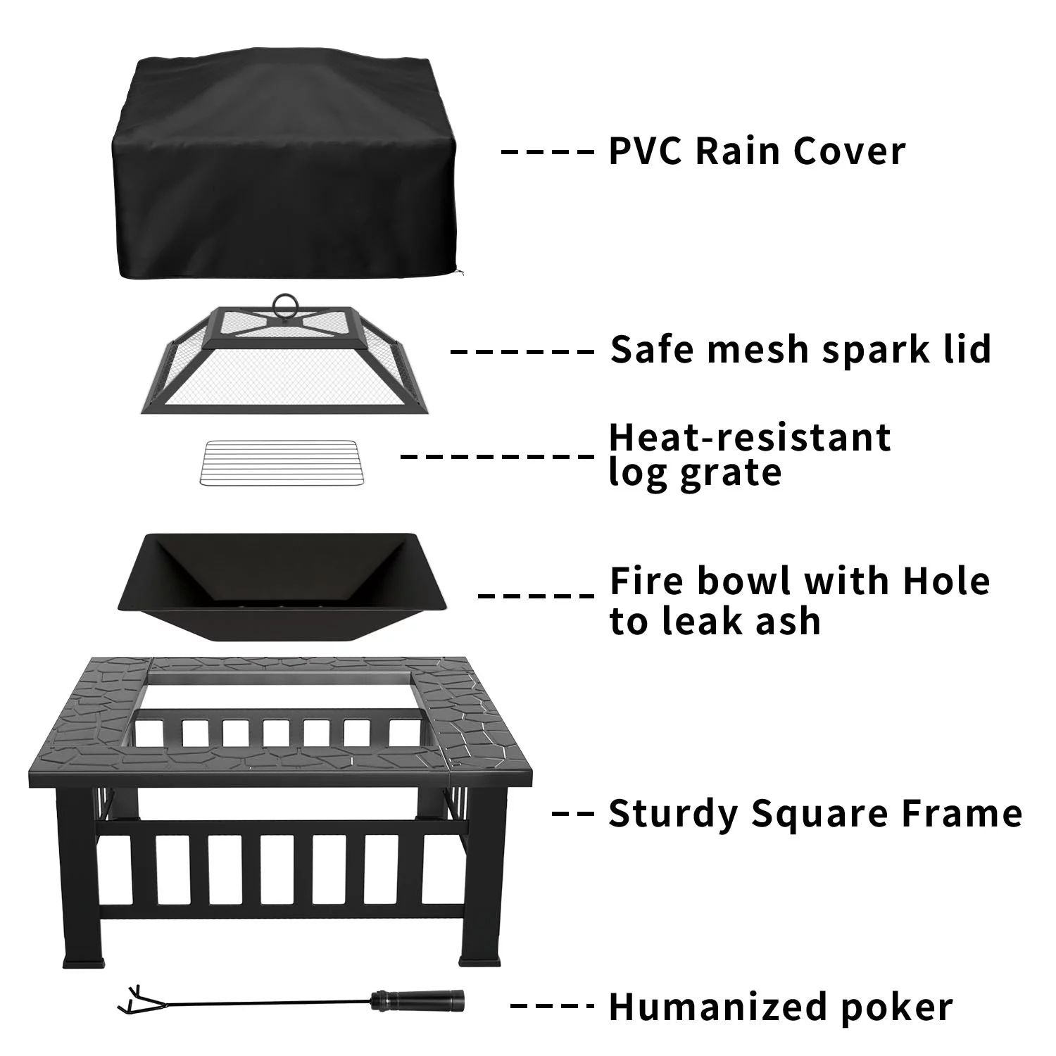 homall-patio-furniture-feuertisch-81cm-schwarz-4in1-grills image 3