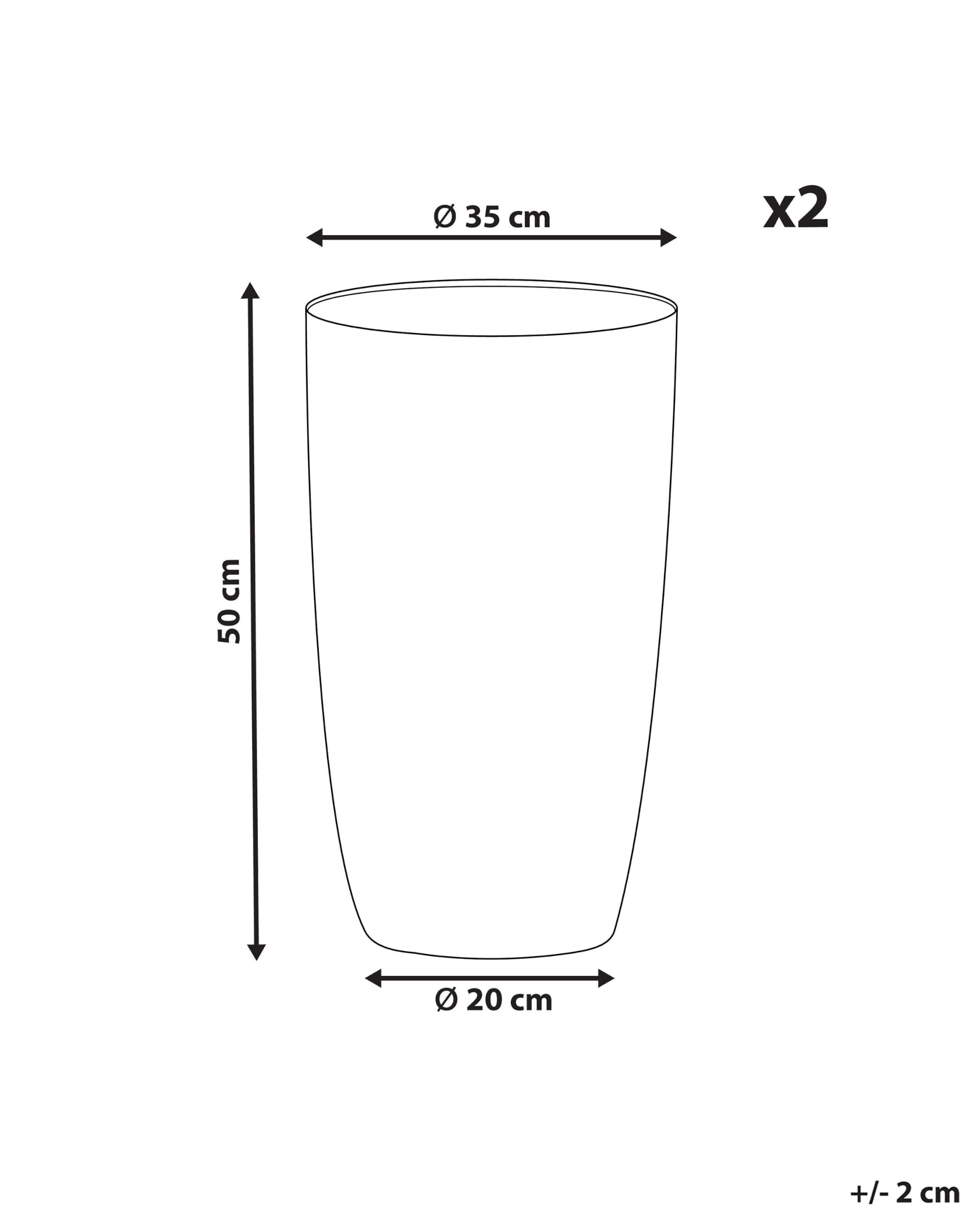 beliani-camia-blumentopf-2er-set-grau-rund-35x50-cm-stein image 3