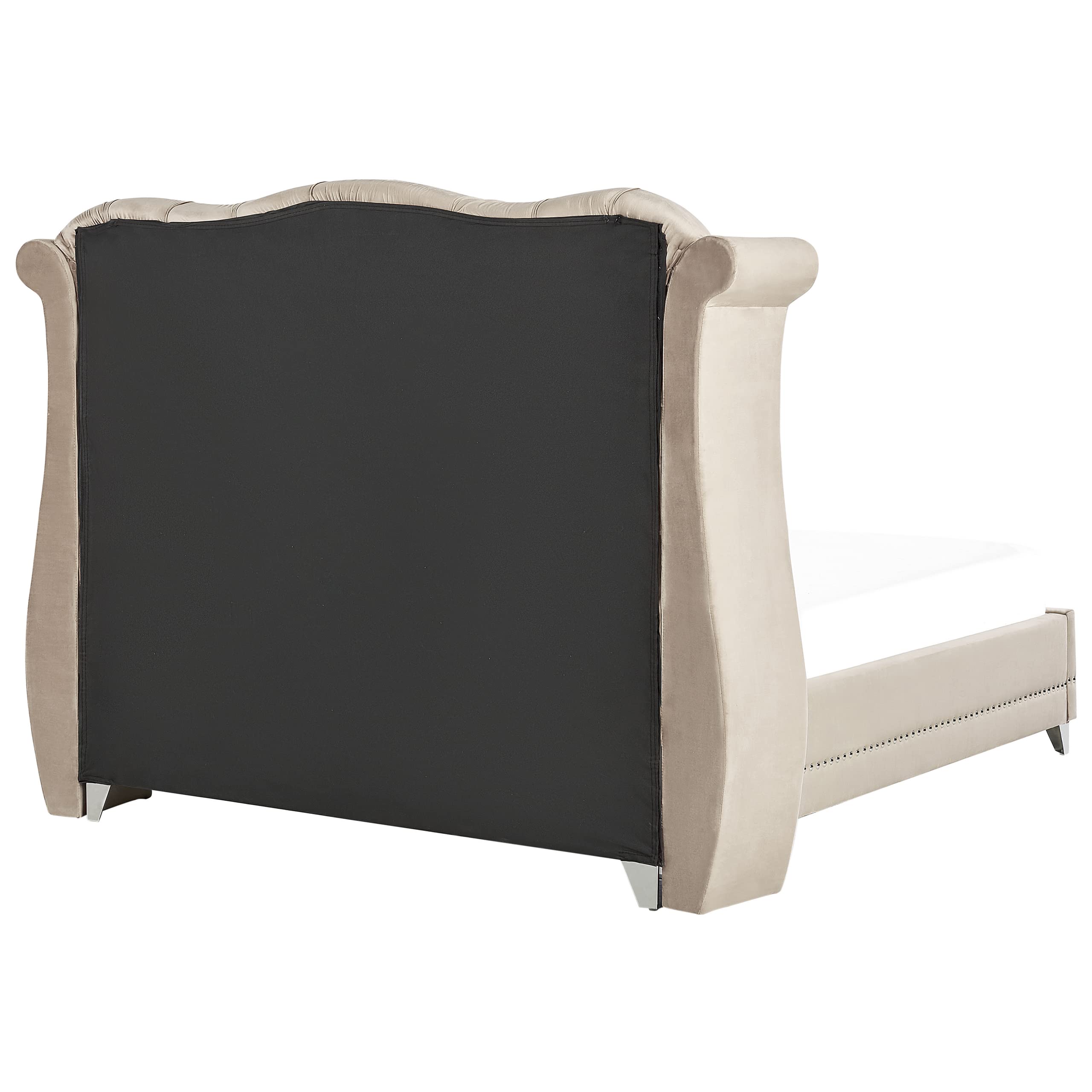 beliani-ayette-bett-chesterfield-140x200-beige-samt image 6