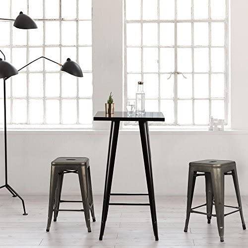 homall-metal-chair-barhocker-metall-61cm-schwarz-4er-set image 5