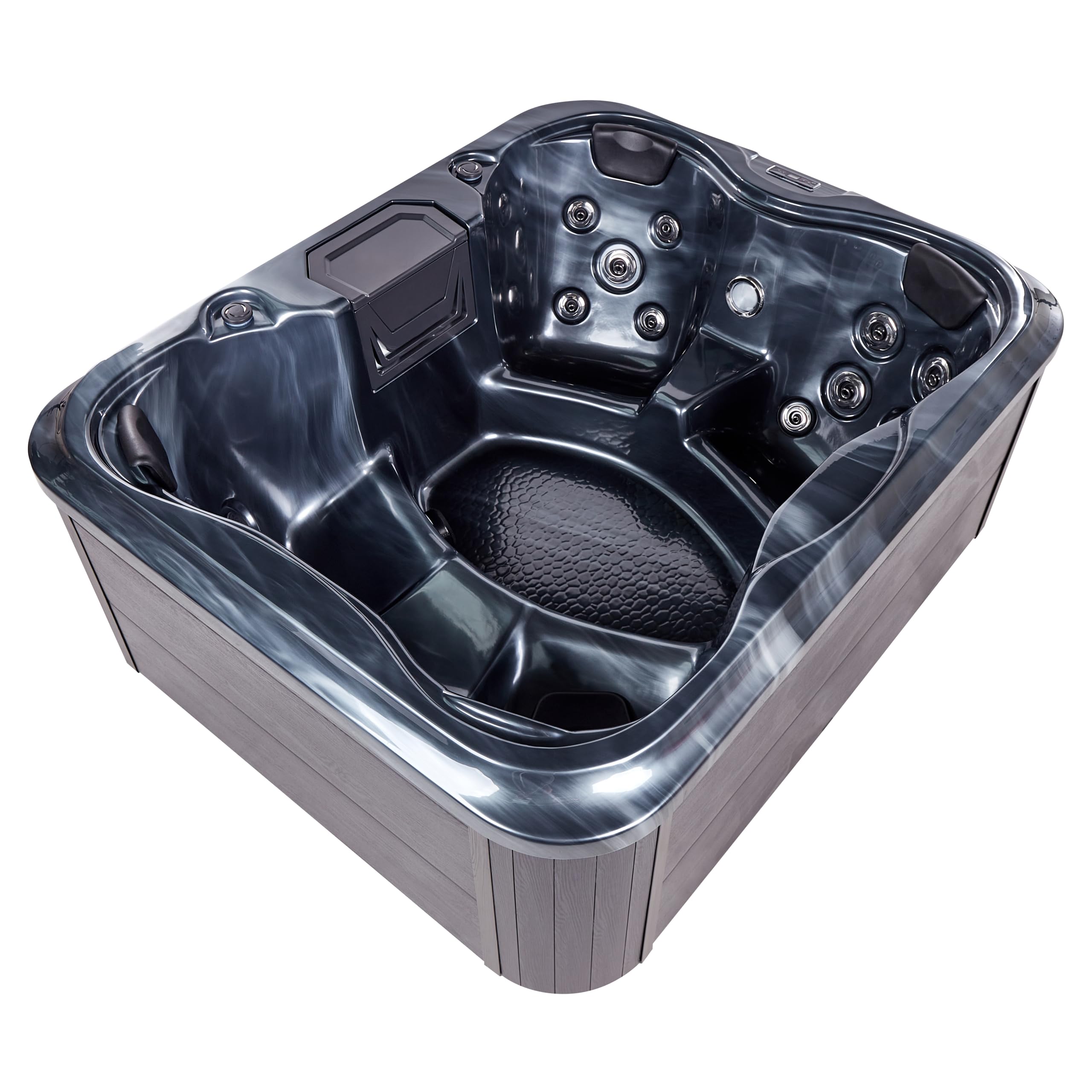 beliani-arcelia-whirlpool-grau-4-personen-led-180x215-cm image 7