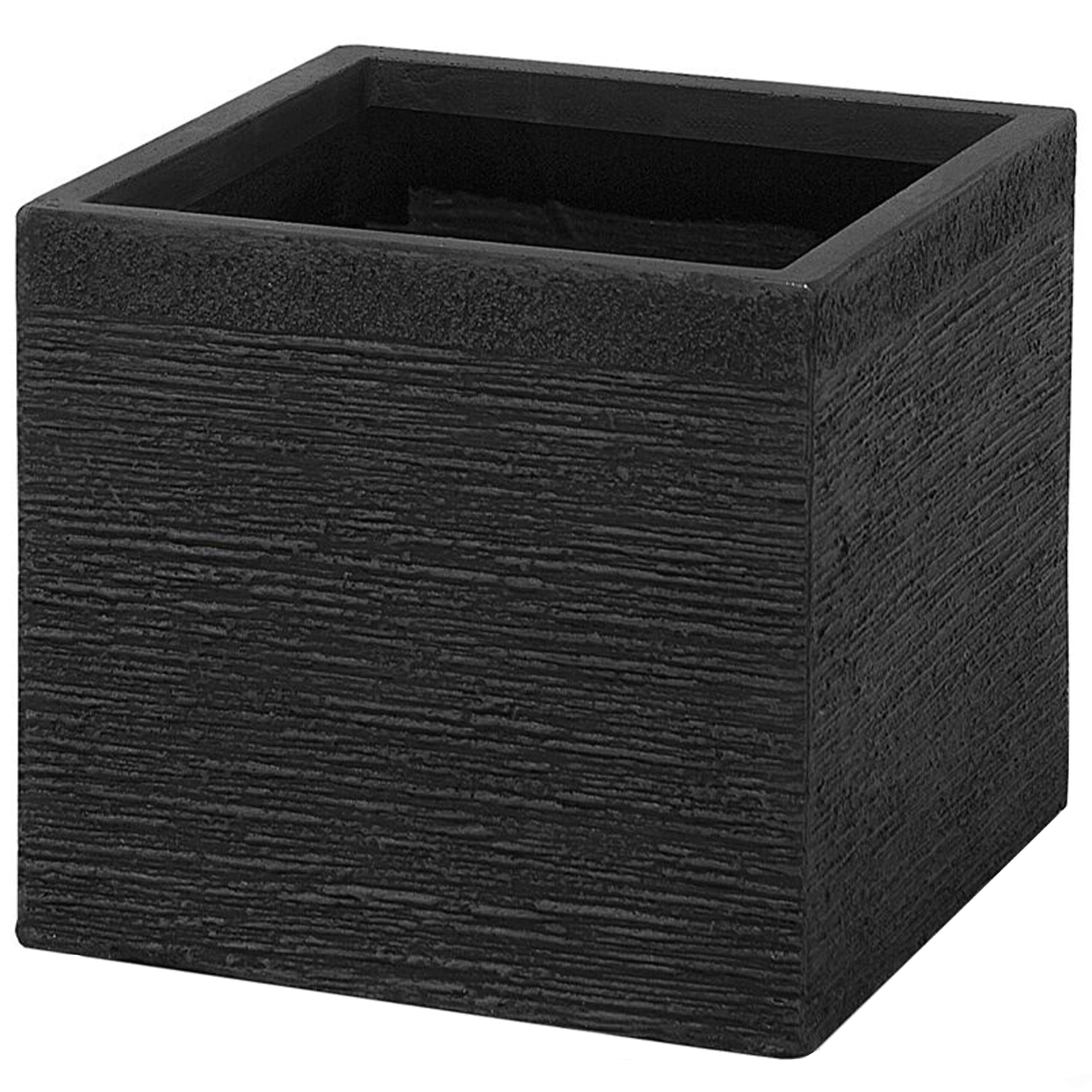 beliani-paros-blumentopf-schwarz-30-cm-bertopf image 4