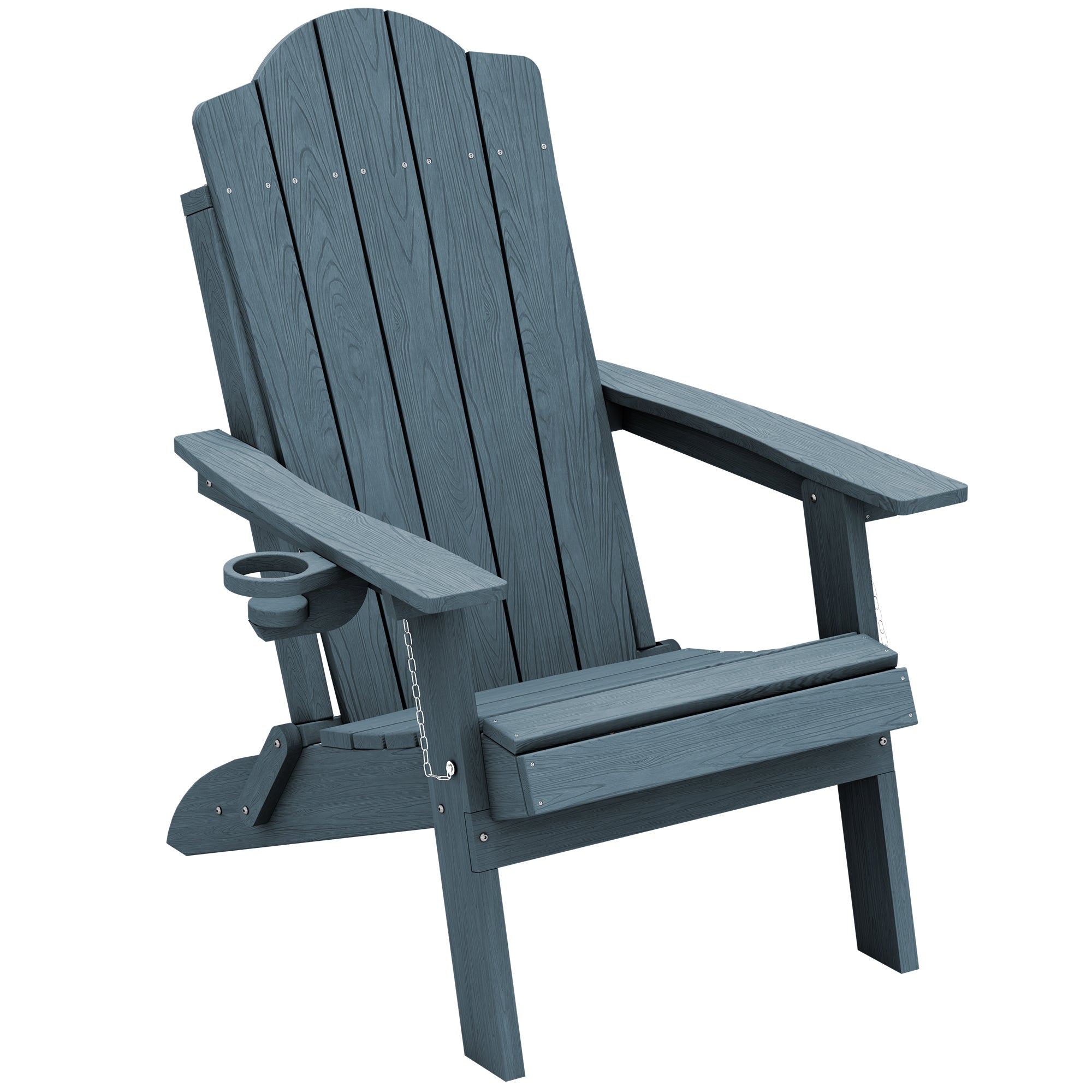 homall-patio-adirondack-chair-gartenstuhl-blau-klappbar image 5