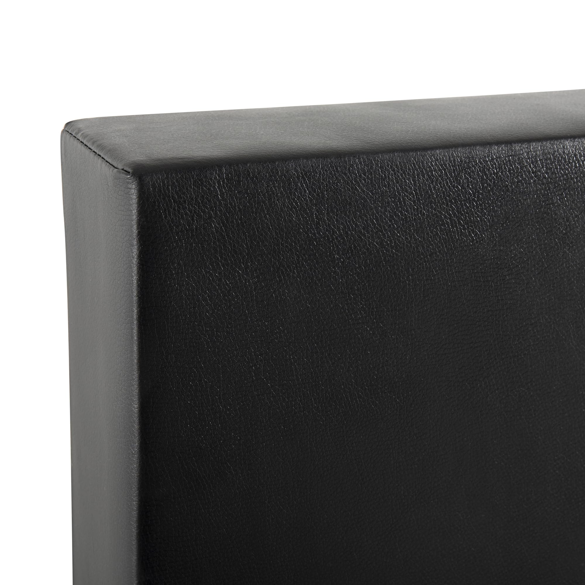 beliani-boxspringbett-160x200-kunstleder-schwarz-wei-h2 image 4