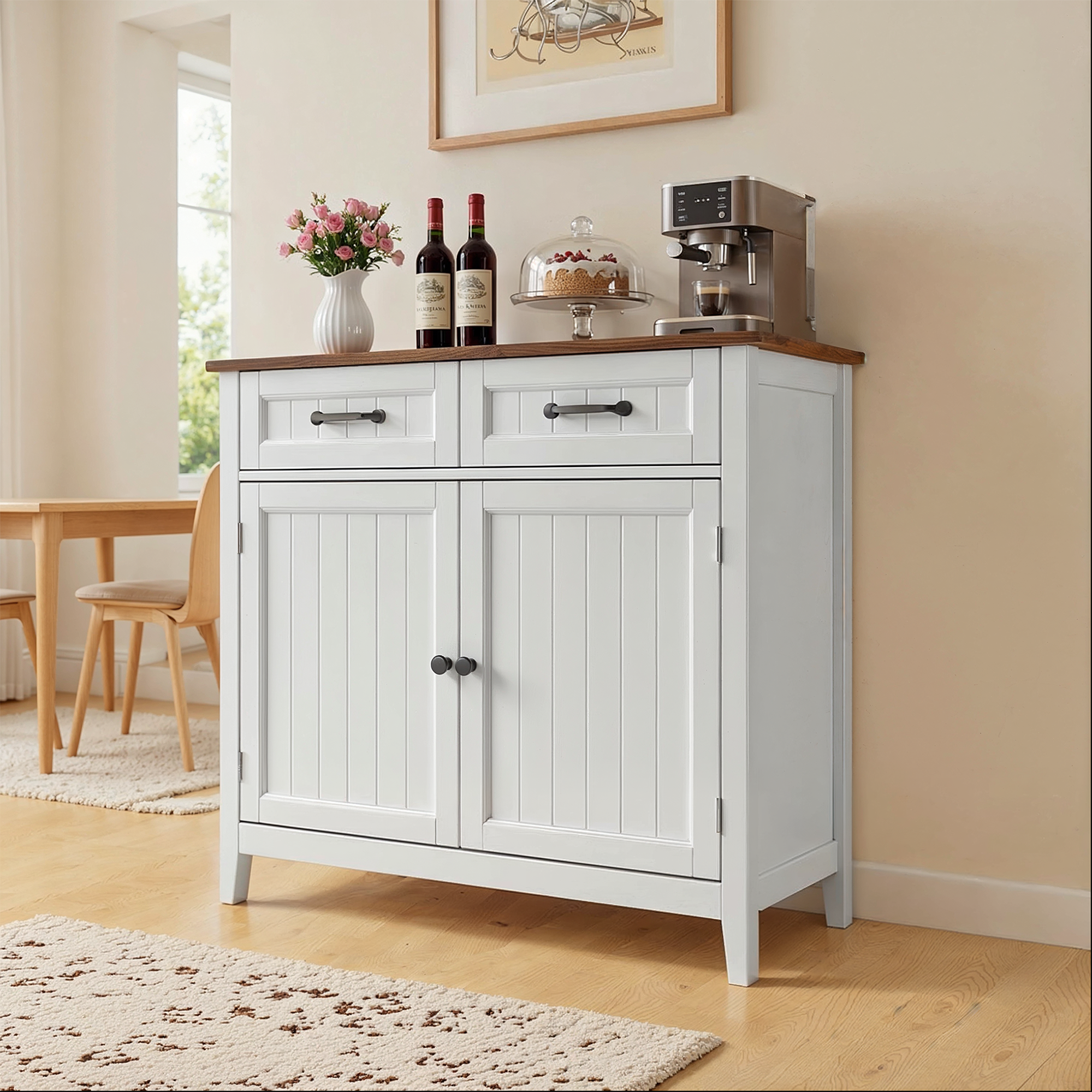 bealife-schr-nke-ap30-sideboard-retro-braun-90cm-wei image 6