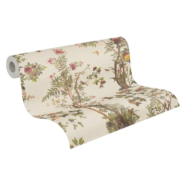 a-s-cr-ation-history-of-art-2-790431-vliestapete-floral-gr-n image 1