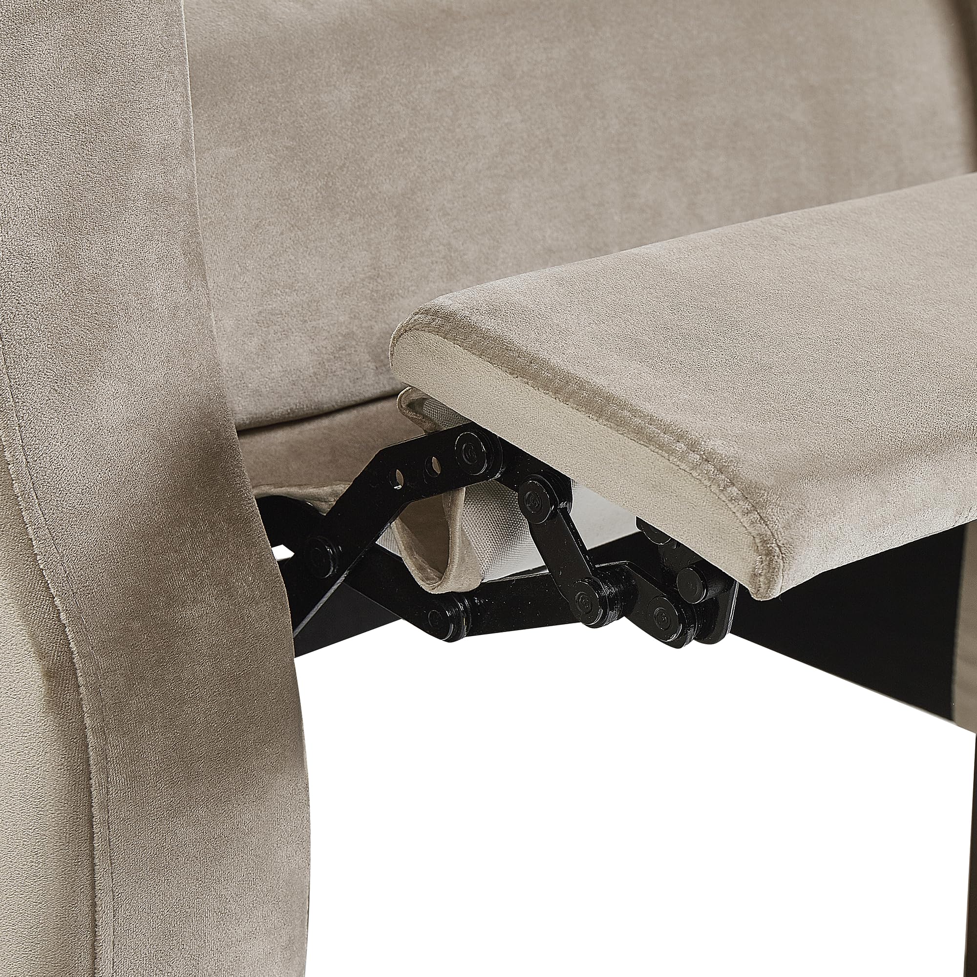 beliani-egersund-fernsehsessel-samt-taupe-beige-verstellbar image 8