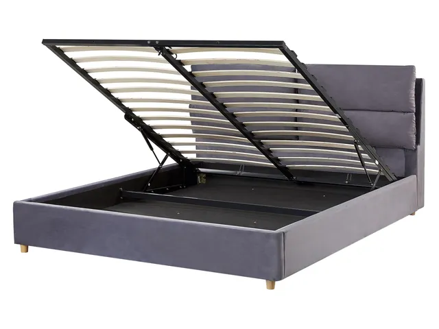 beliani-batilly-doppelbett-grau-140x200-samt-mit-bettkasten image 1