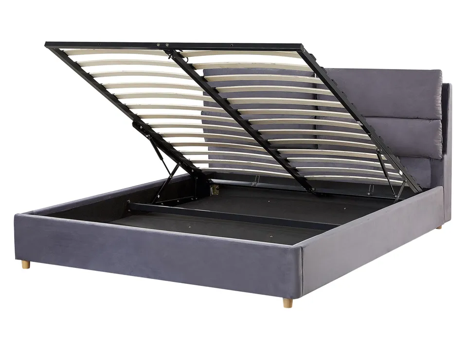 beliani-batilly-doppelbett-grau-140x200-samt-mit-bettkasten image 1