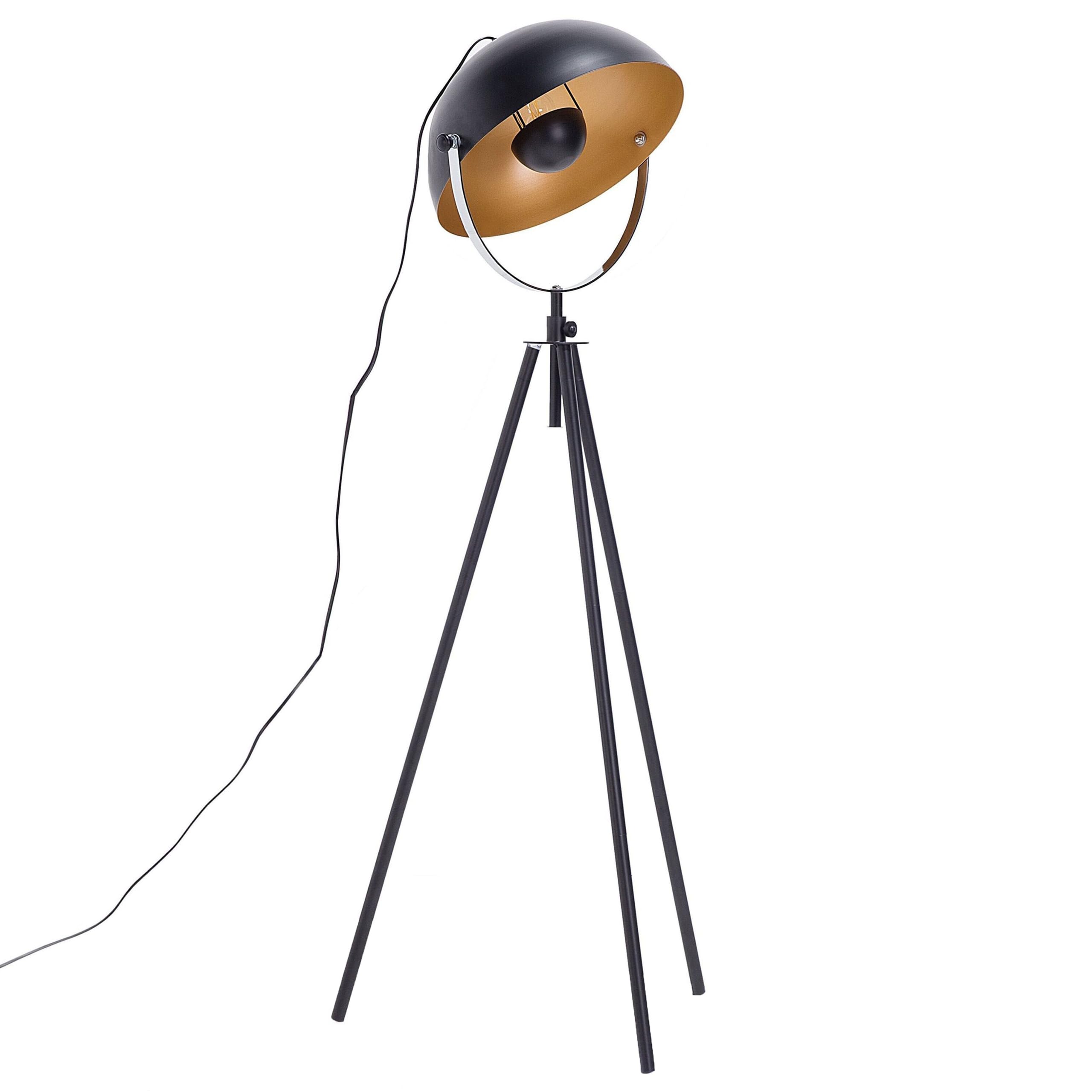 beliani-thames-stehlampe-schwarz-gold-metall-170-cm image 4