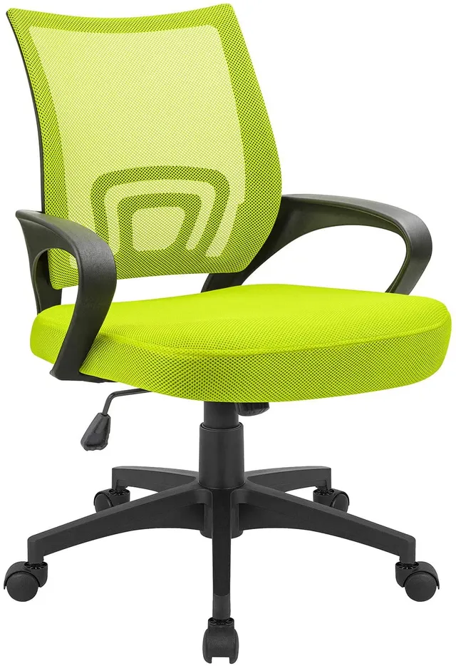 homall-office-mesh-chair-b-rostuhl-gr-n-mit-armlehnen image 1