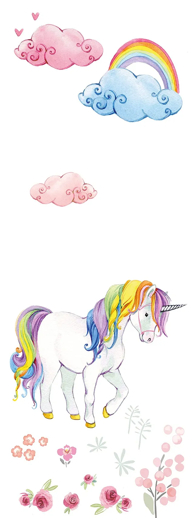 a-s-cr-ation-fototapeten-einhorn-fototapete-1-00x2-67m-rosa image 1