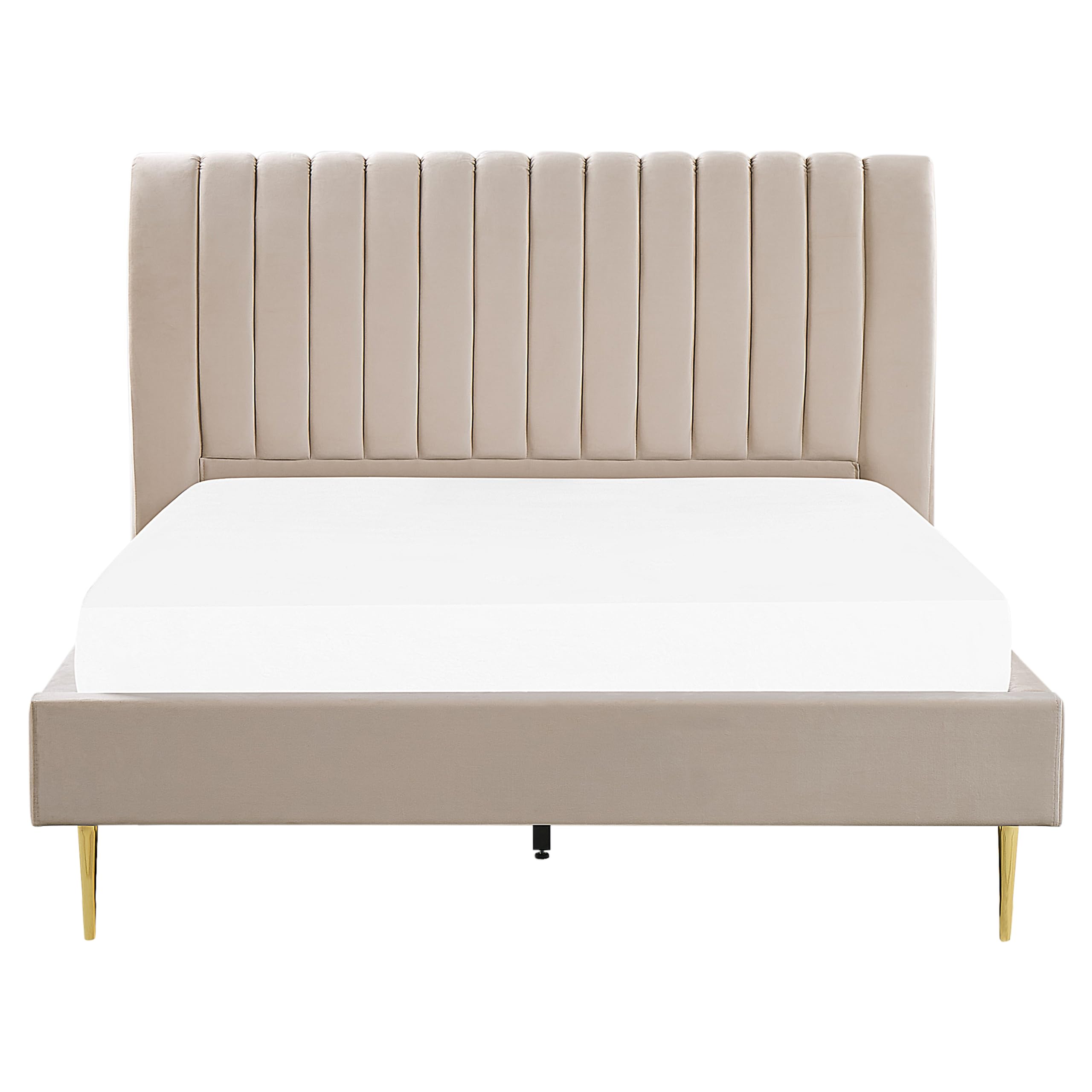 beliani-marville-doppelbett-samt-180x200-cm-beige image 5