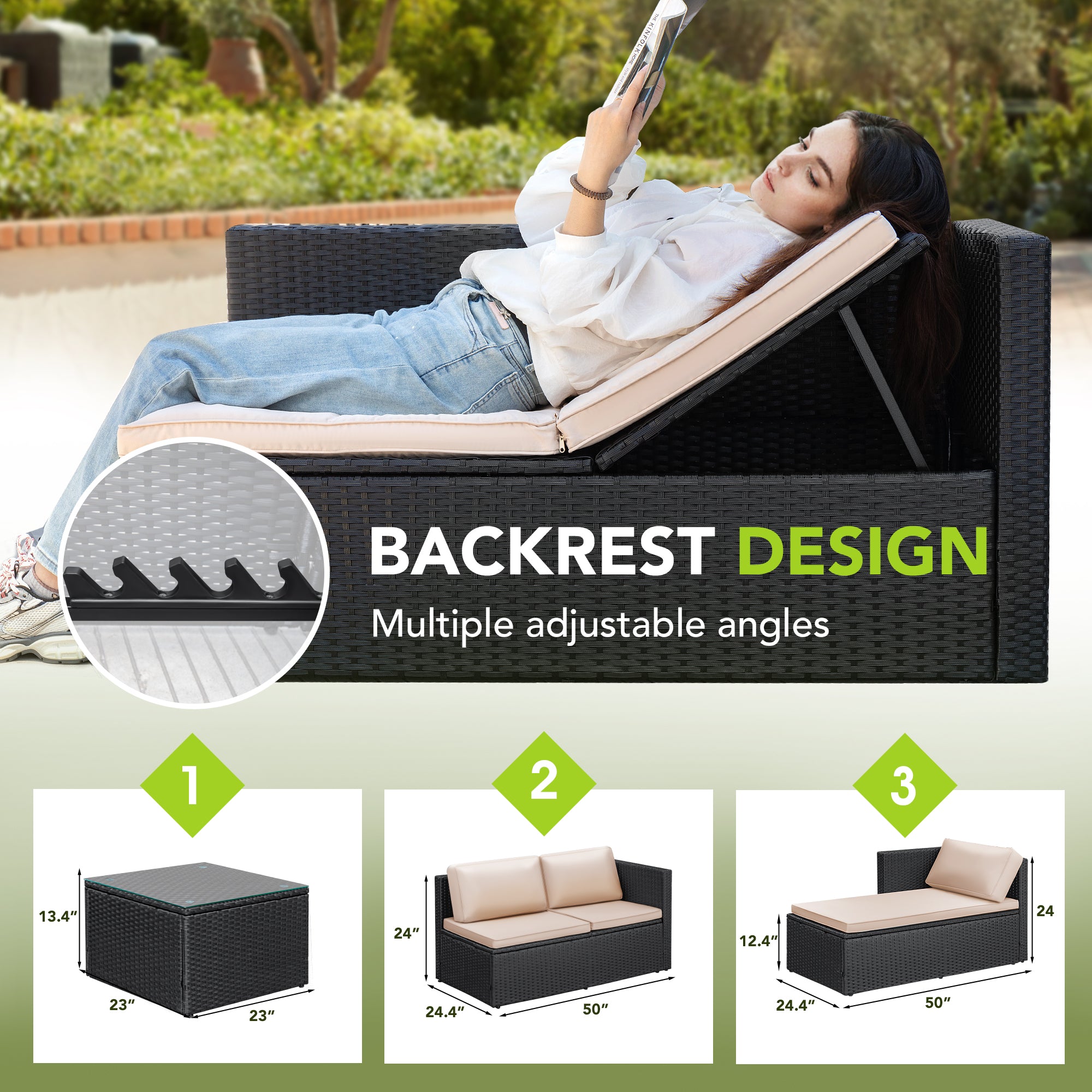 homall-patio-furniture-gartenlounge-beige-rattan-ecksofa-glastisch image 8