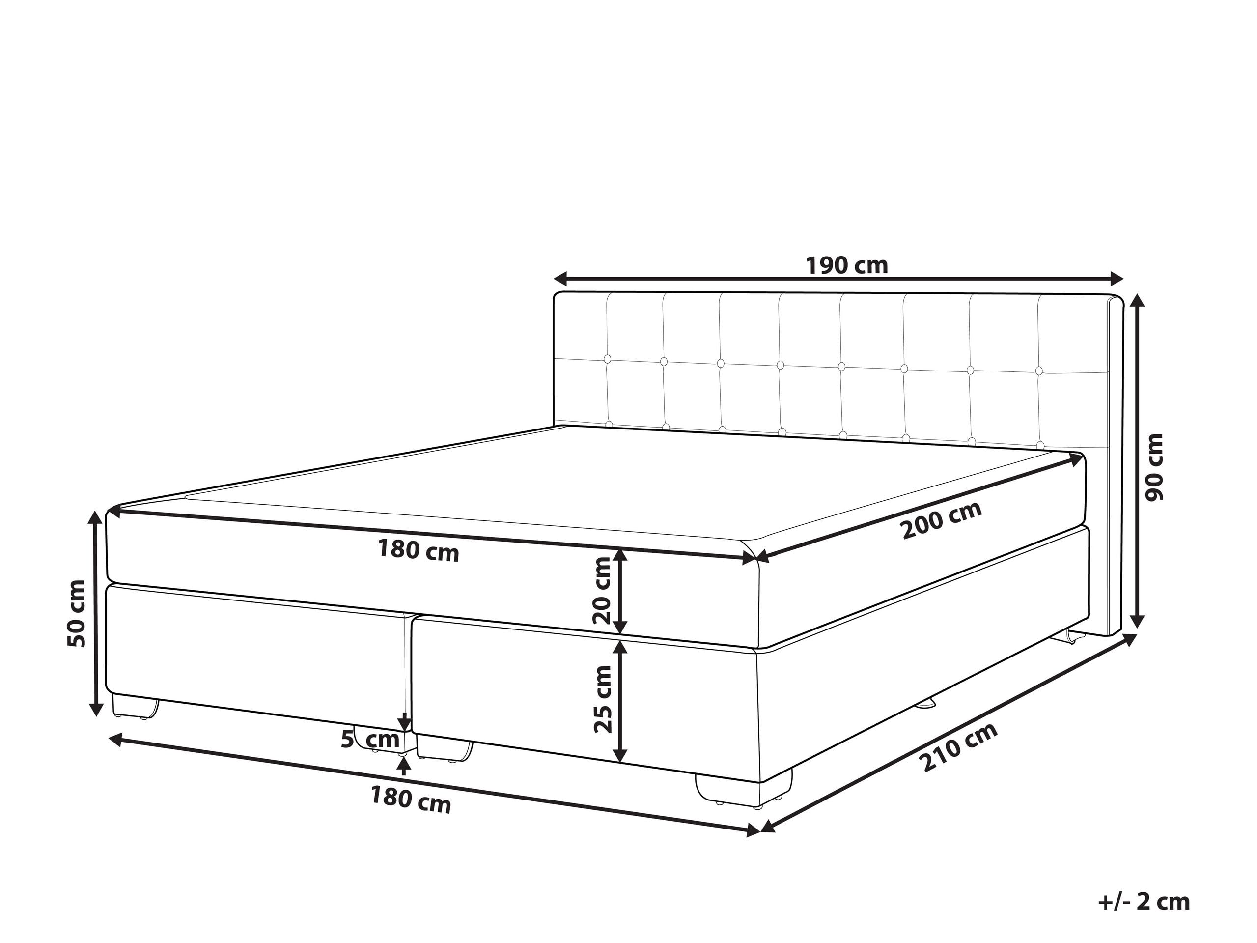 beliani-admiral-boxspringbett-180x200-grau-mit-stauraum-h2 image 3