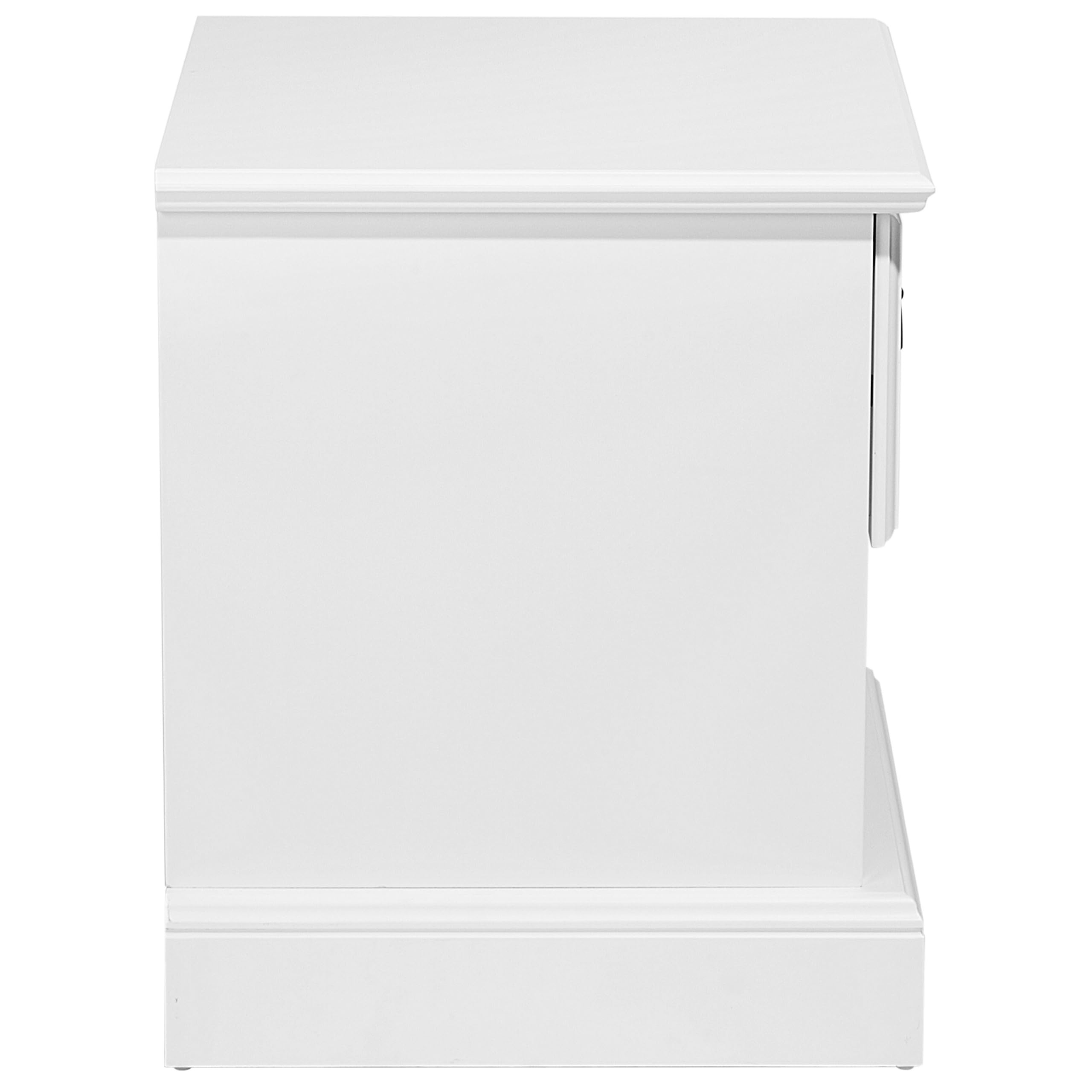beliani-aufbewahrung-nachttisch-wei-mit-schublade-landhausstil image 5