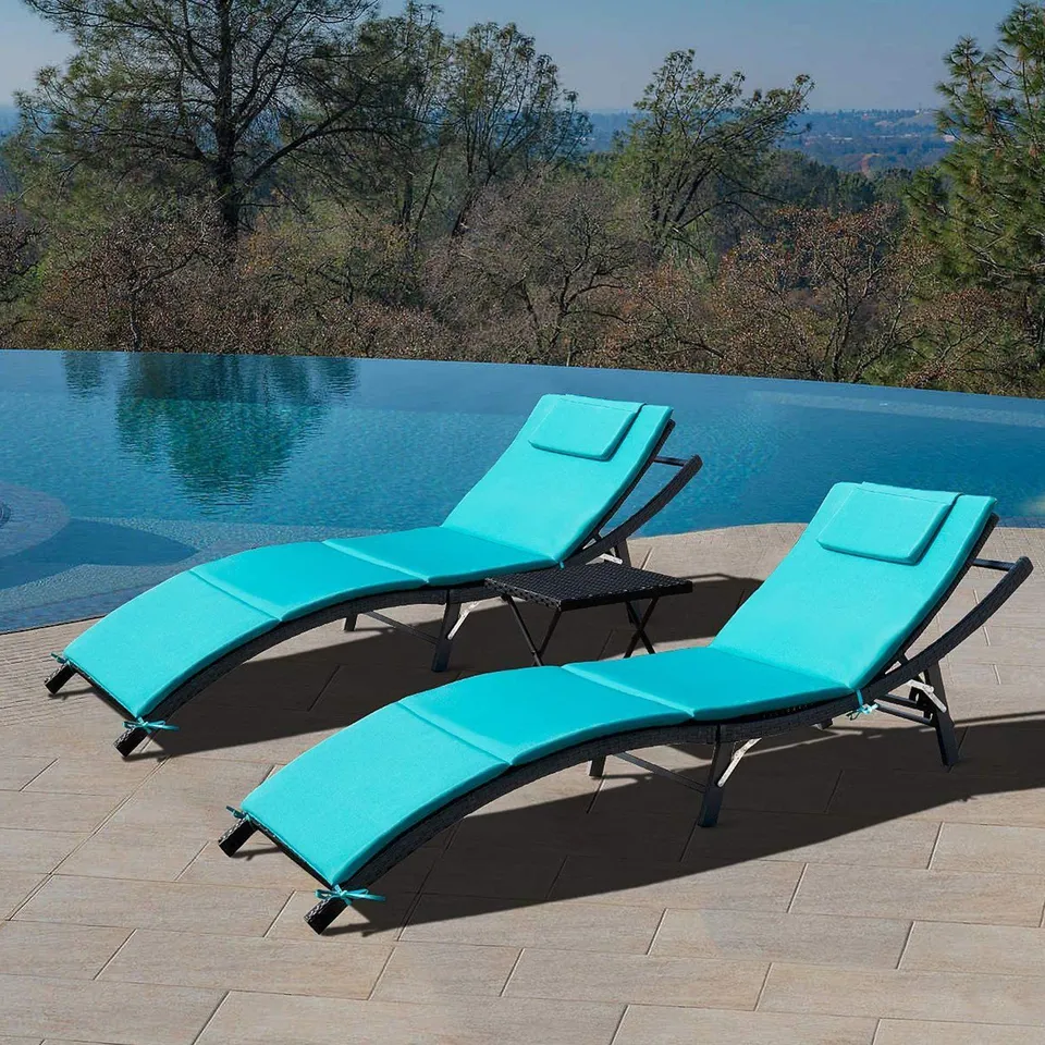 homall-patio-furniture-liegestuhl-set-3-tlg-rattanliege-blau image 1