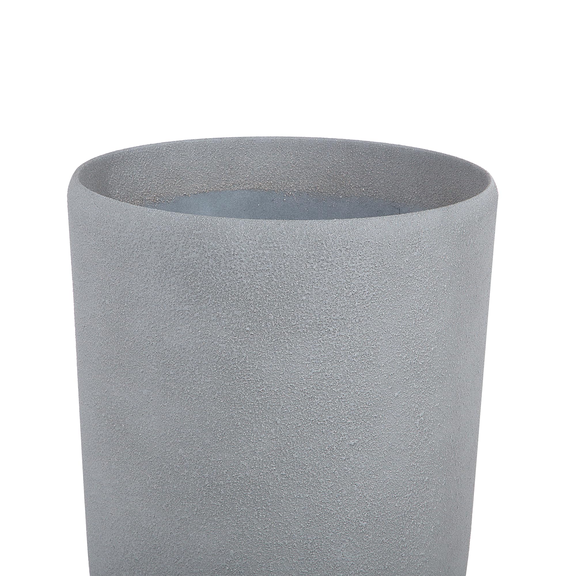 beliani-abdera-blumentopf-grau-31x31x58-cm-31l image 5