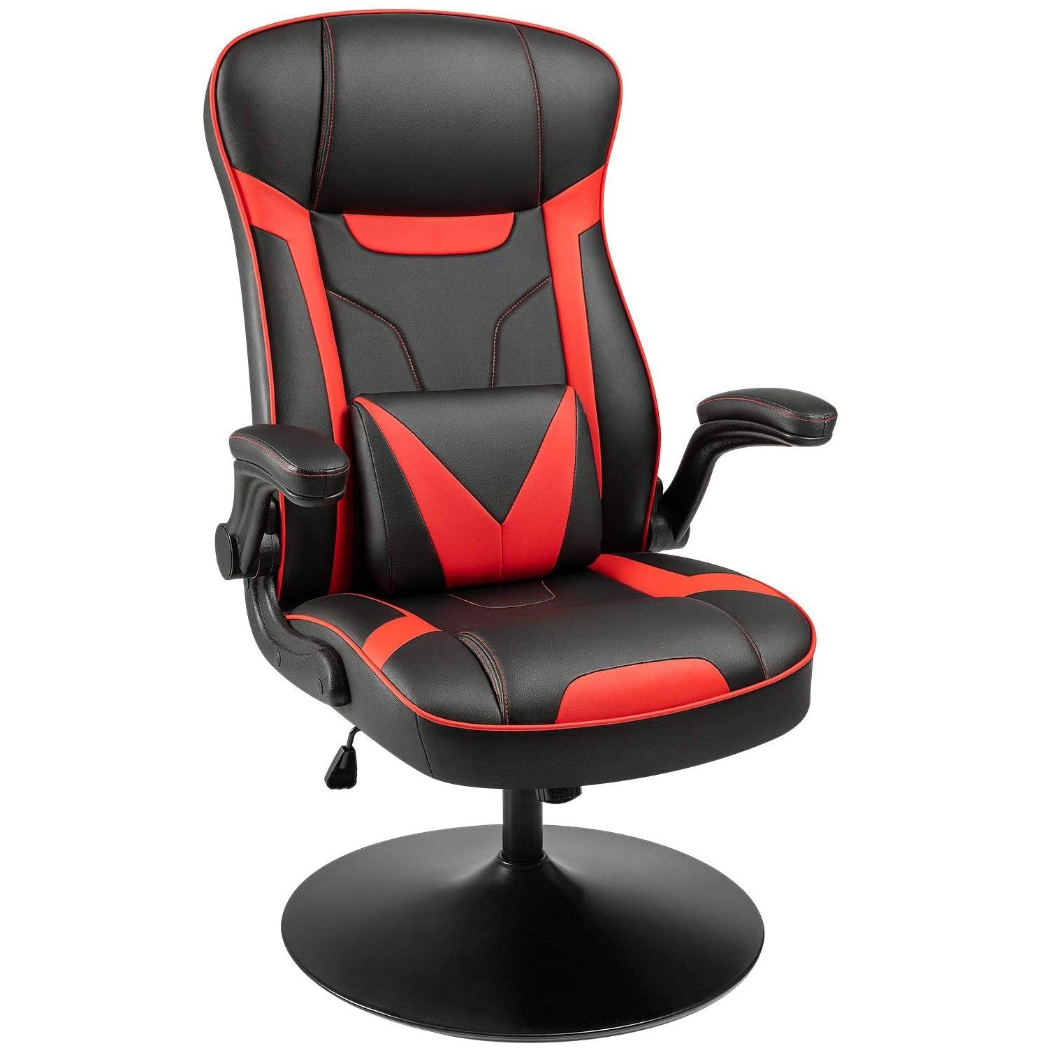 homall-gaming-stuhl-racing-weiss-mit-wippfunktion image 8