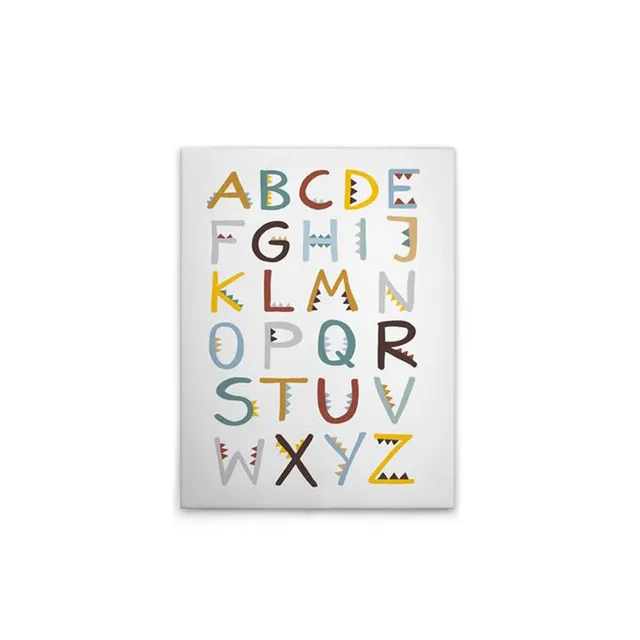 a-s-cr-ation-leinwandbilder-buchstaben-alphabet-bunt-blau-30x40-cm image 1