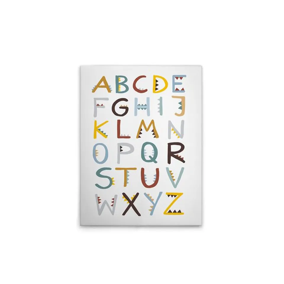 a-s-cr-ation-leinwandbilder-buchstaben-alphabet-bunt-blau-30x40-cm image 1