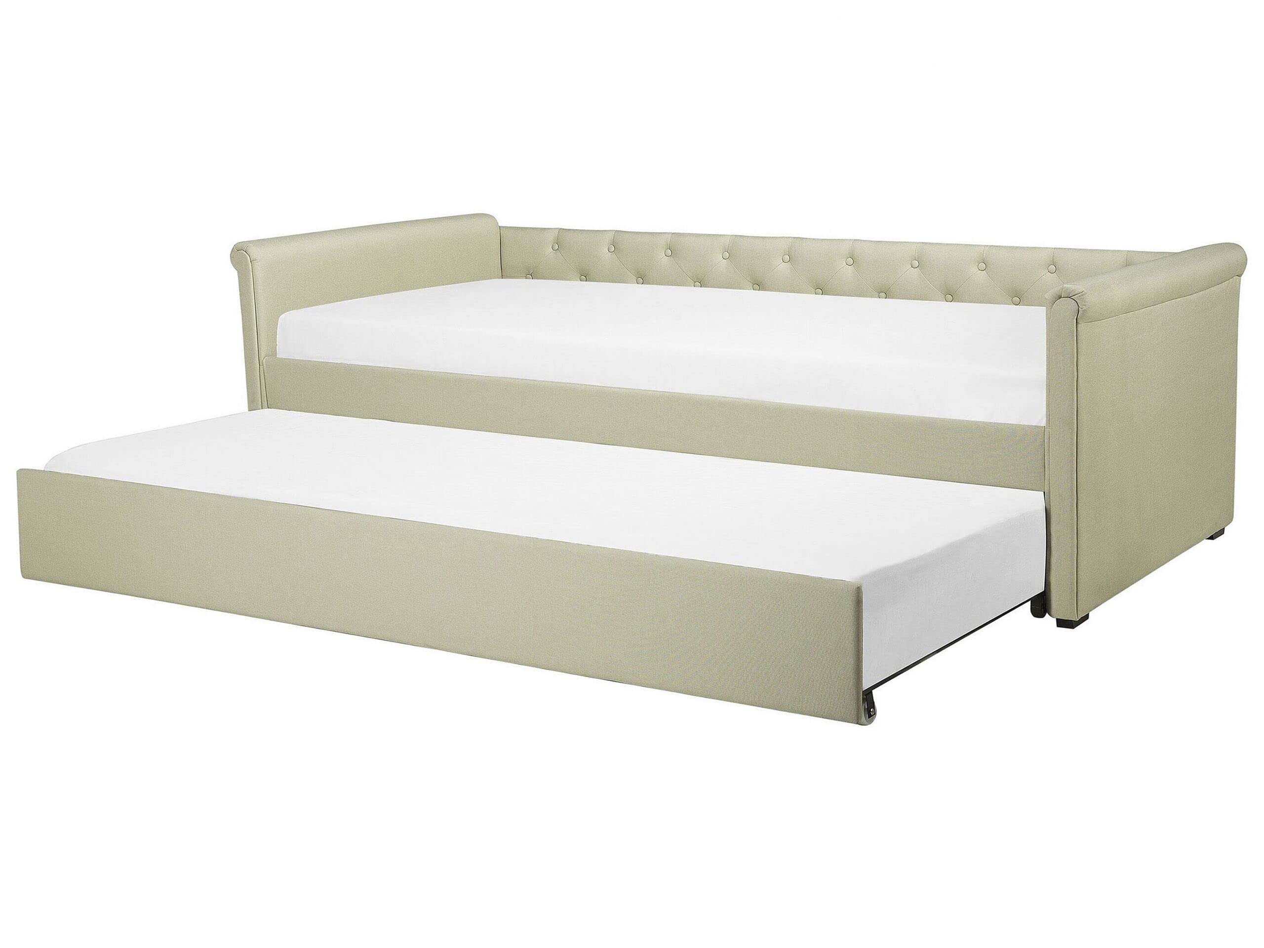 beliani-libourne-tagesbett-80x200-beige-leinenoptik image 1