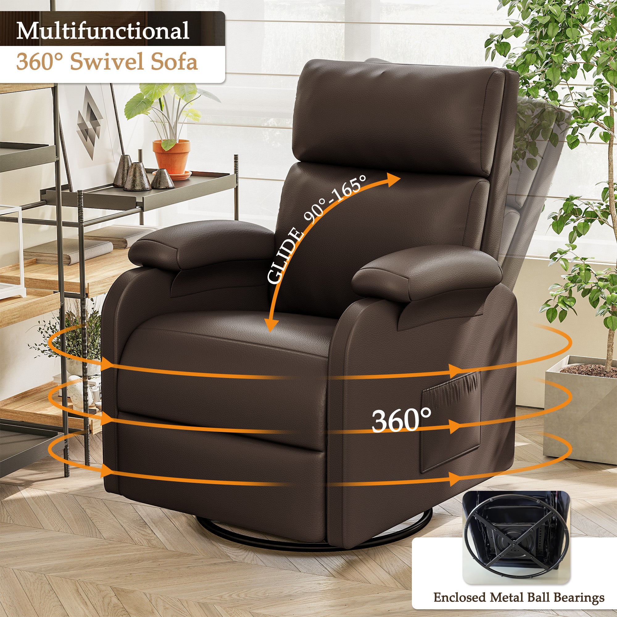 homall-recliner-chair-relaxsessel-grau-mit-massage-pu-leder image 6