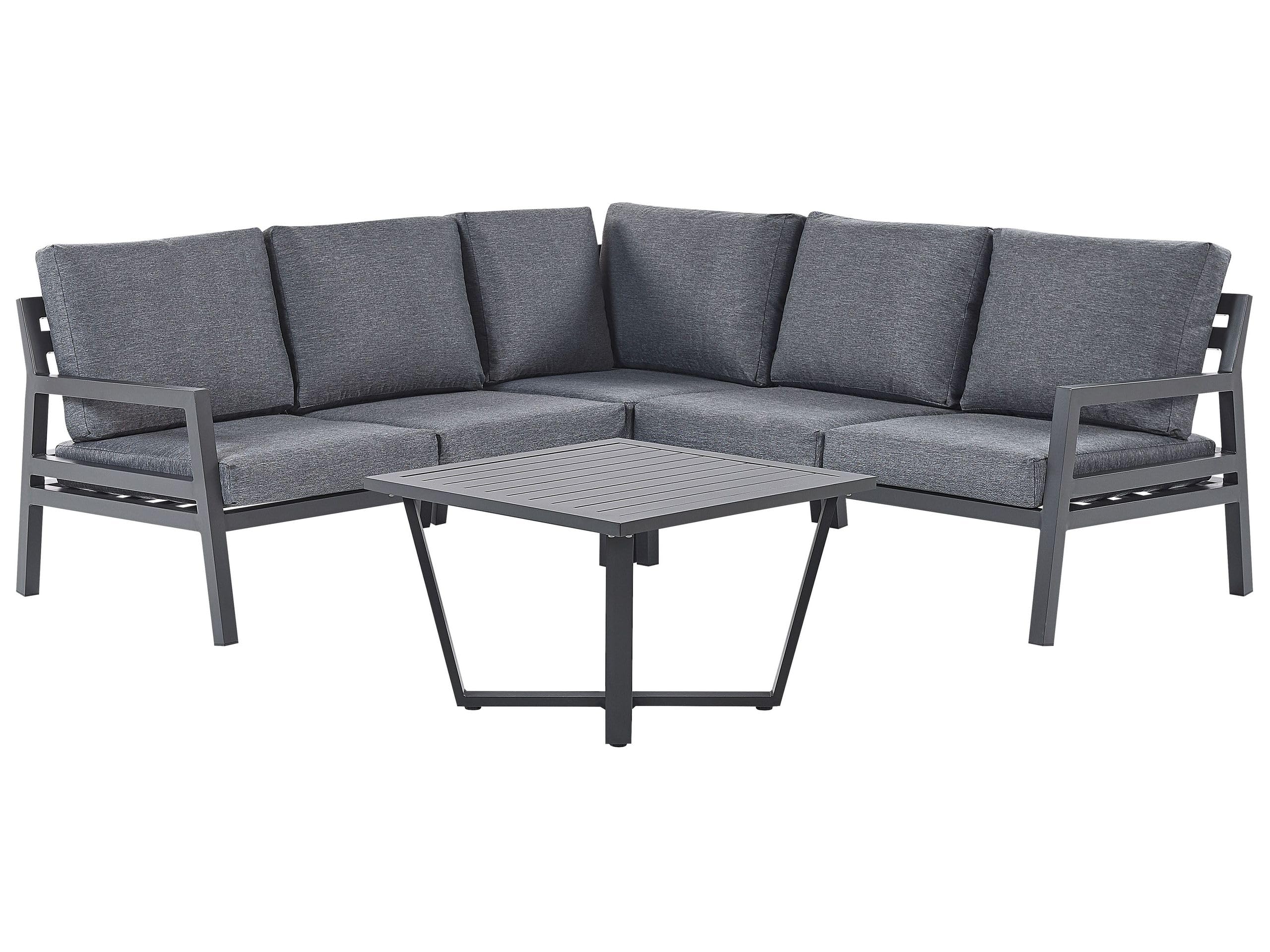 beliani-vizzini-lounge-set-ecksofa-dunkelgrau-5-sitzer image 1