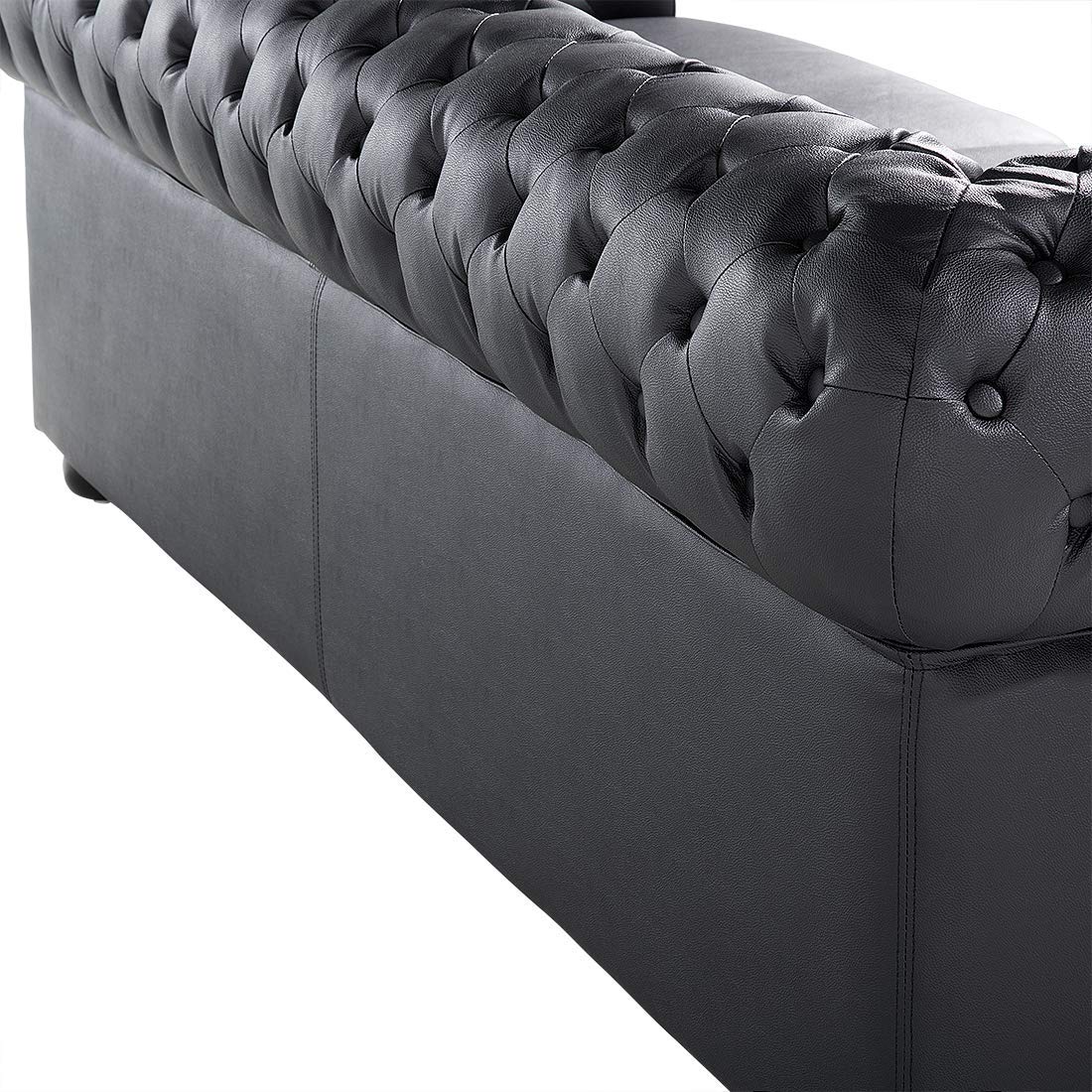 beliani-chesterfield-sofa-schwarz-echtleder-3-sitzer-englisch image 7