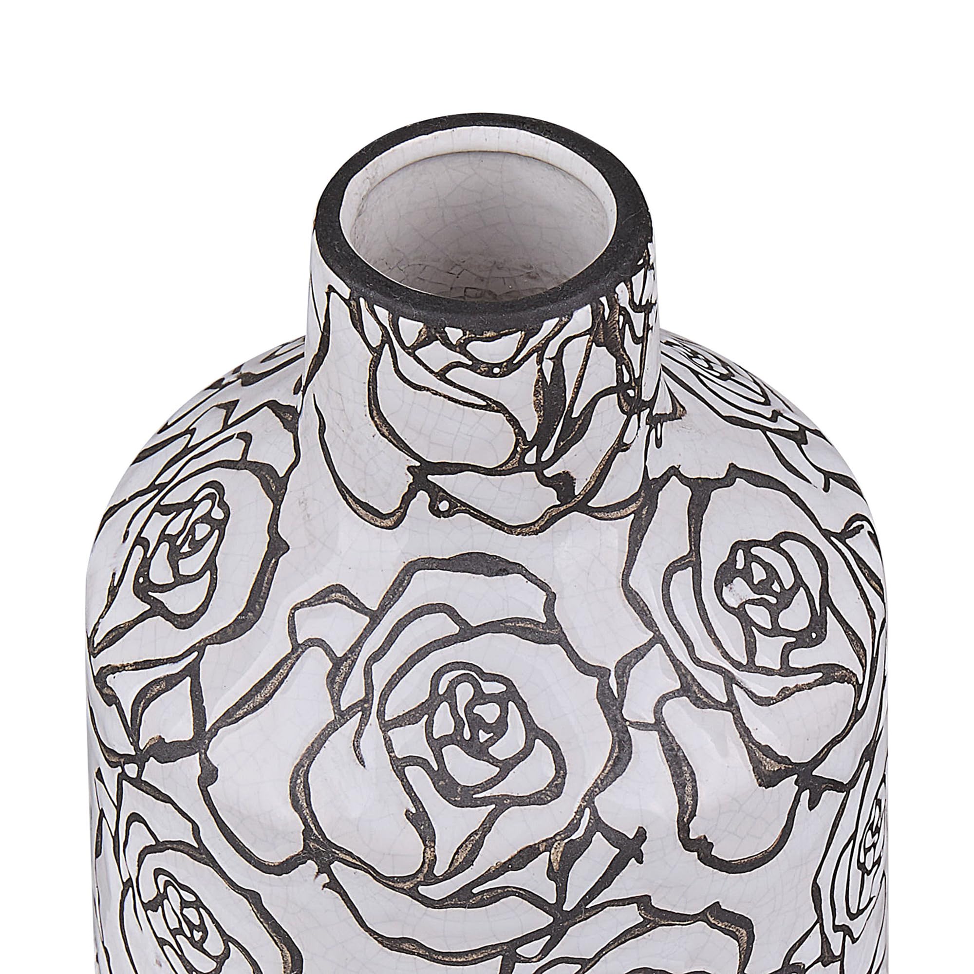 alinda-blumenvase-steinzeug-wei-rosen-retro-deko-vase image 4